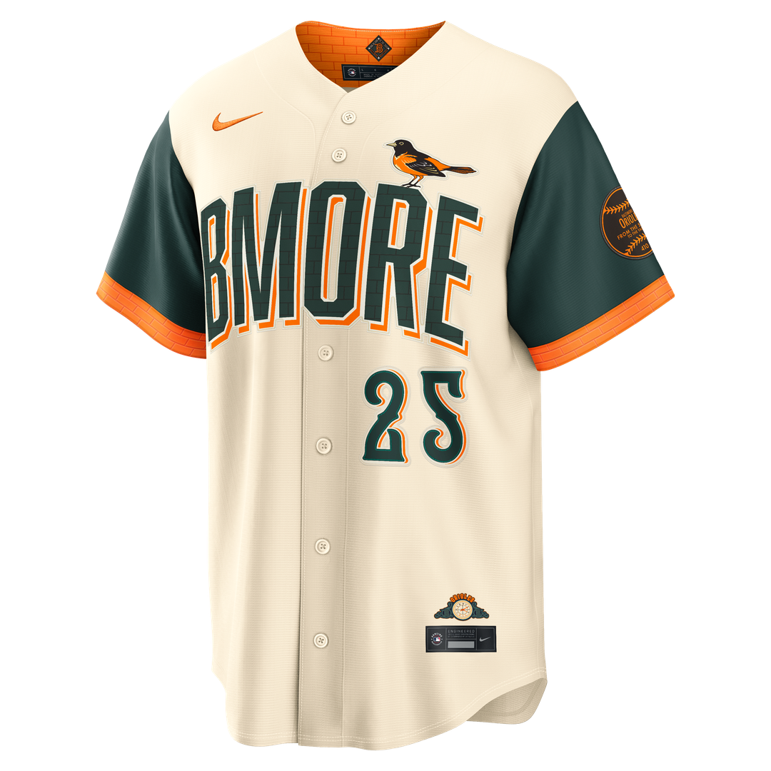 Men's Baltimore Orioles Pete Alonso Cream 2026 City Connect Stadium Jersey