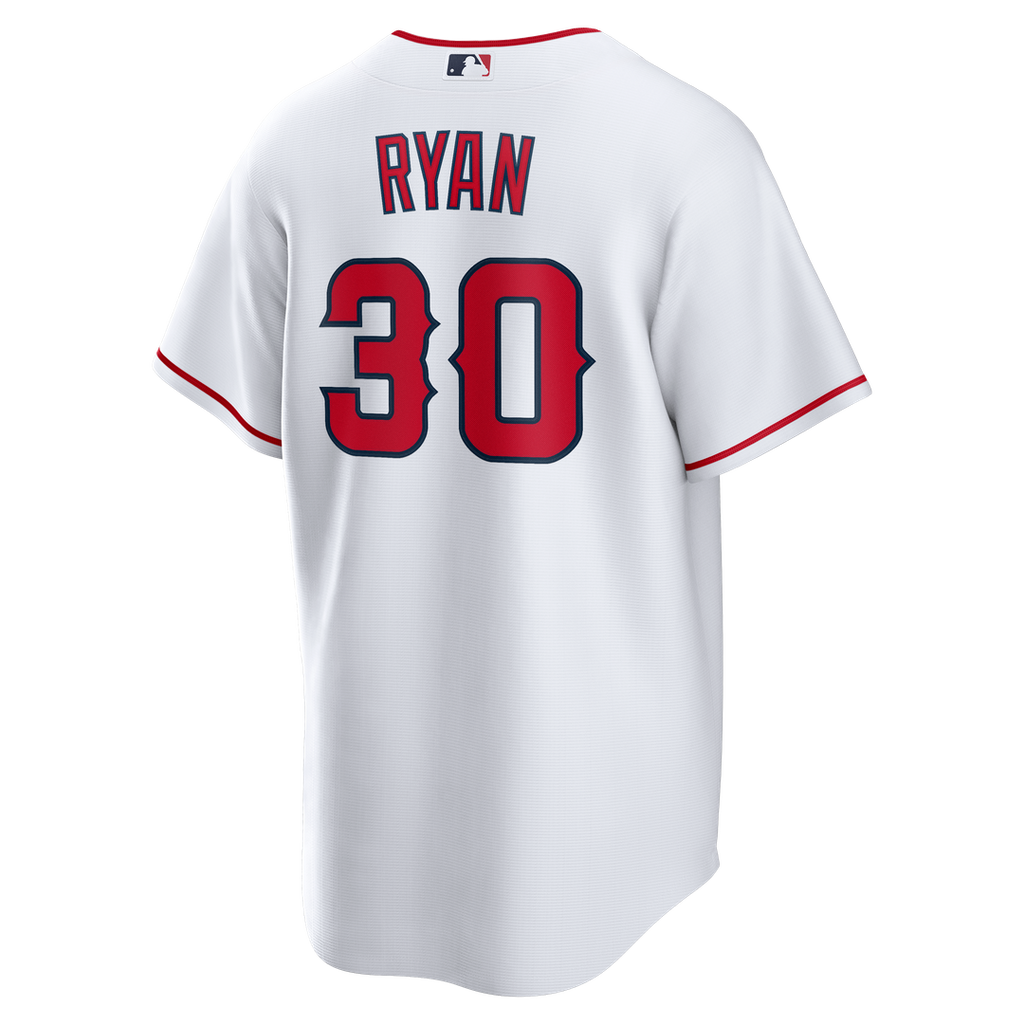 Men's Los Angeles Angels Nolan Ryan White Home Retired Player Replica Jersey