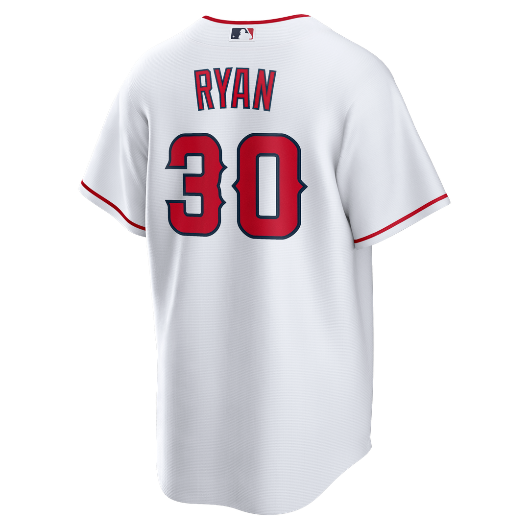 Men's Los Angeles Angels Nolan Ryan White Home Retired Player Replica Jersey