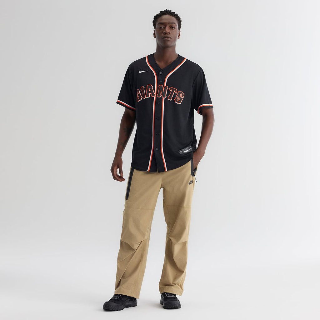 Men's San Francisco Giants Jung Hoo Lee Fashion Replica Black Out Jersey
