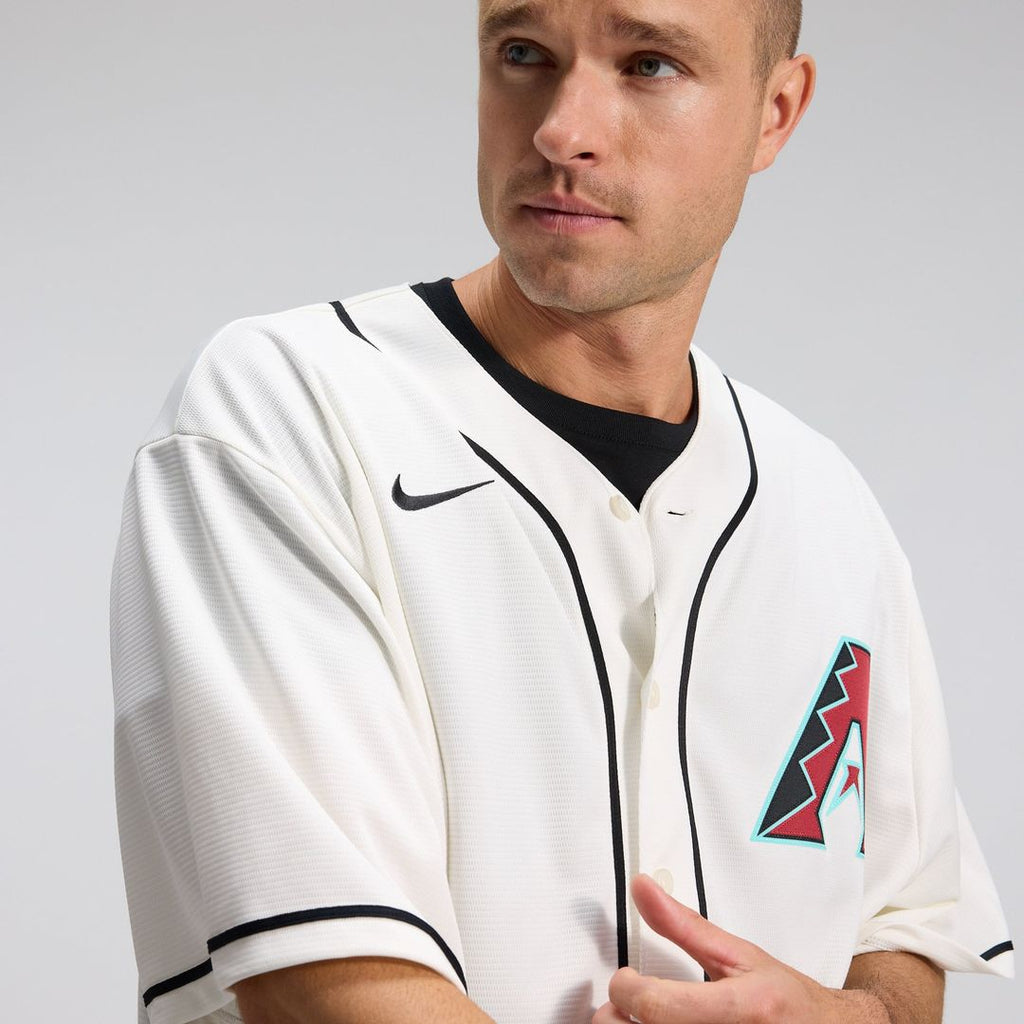 Men's Arizona Diamondbacks Corbin Carroll Cream Home Replica Jersey