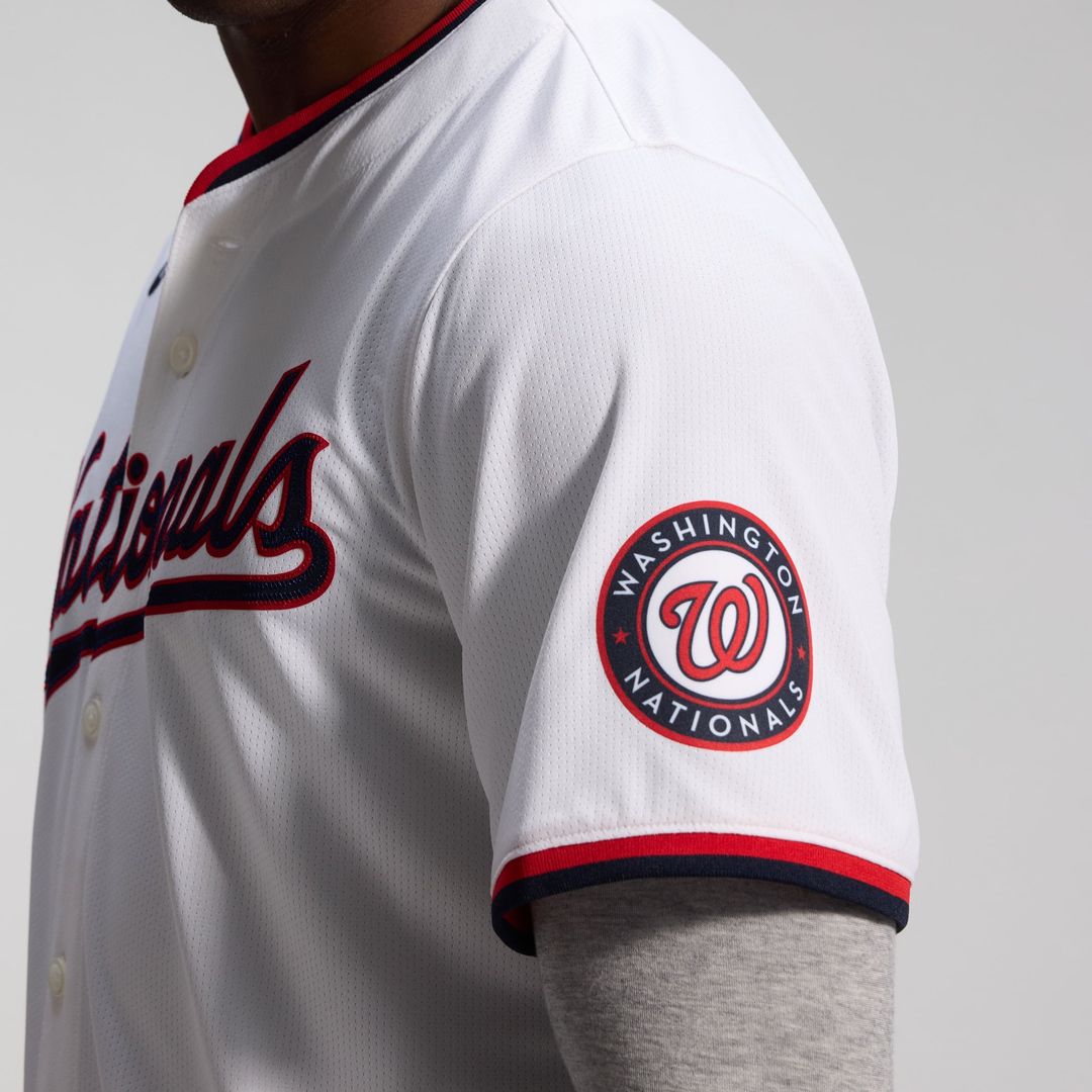 Men's Washington Nationals White Home Jersey