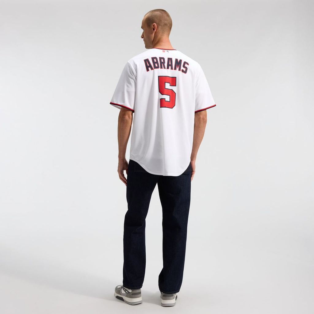 Men's Washington Nationals CJ Abrams White Home Replica Jersey