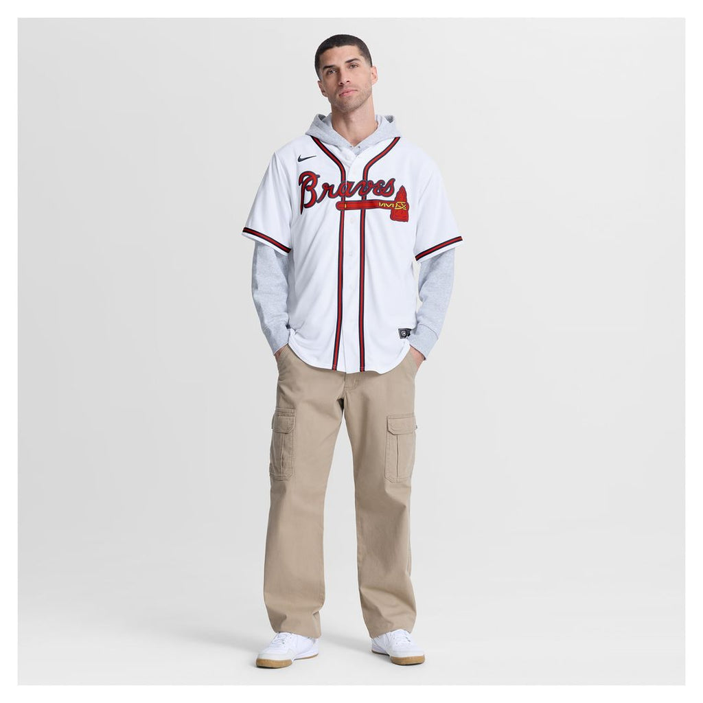 Men's Atlanta Braves Mauricio Dubón White Home Replica Jersey