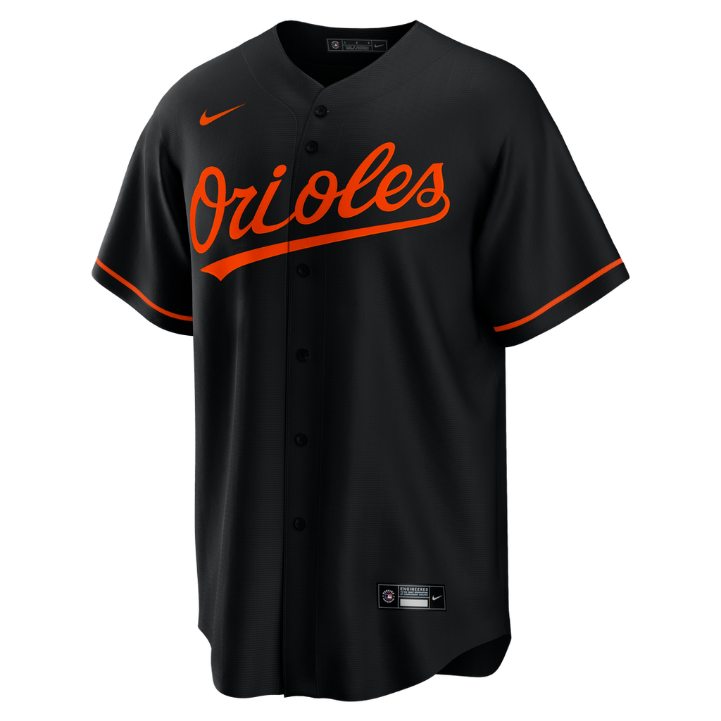 Men's Baltimore Orioles Pete Alonso Black Alternate Replica Jersey
