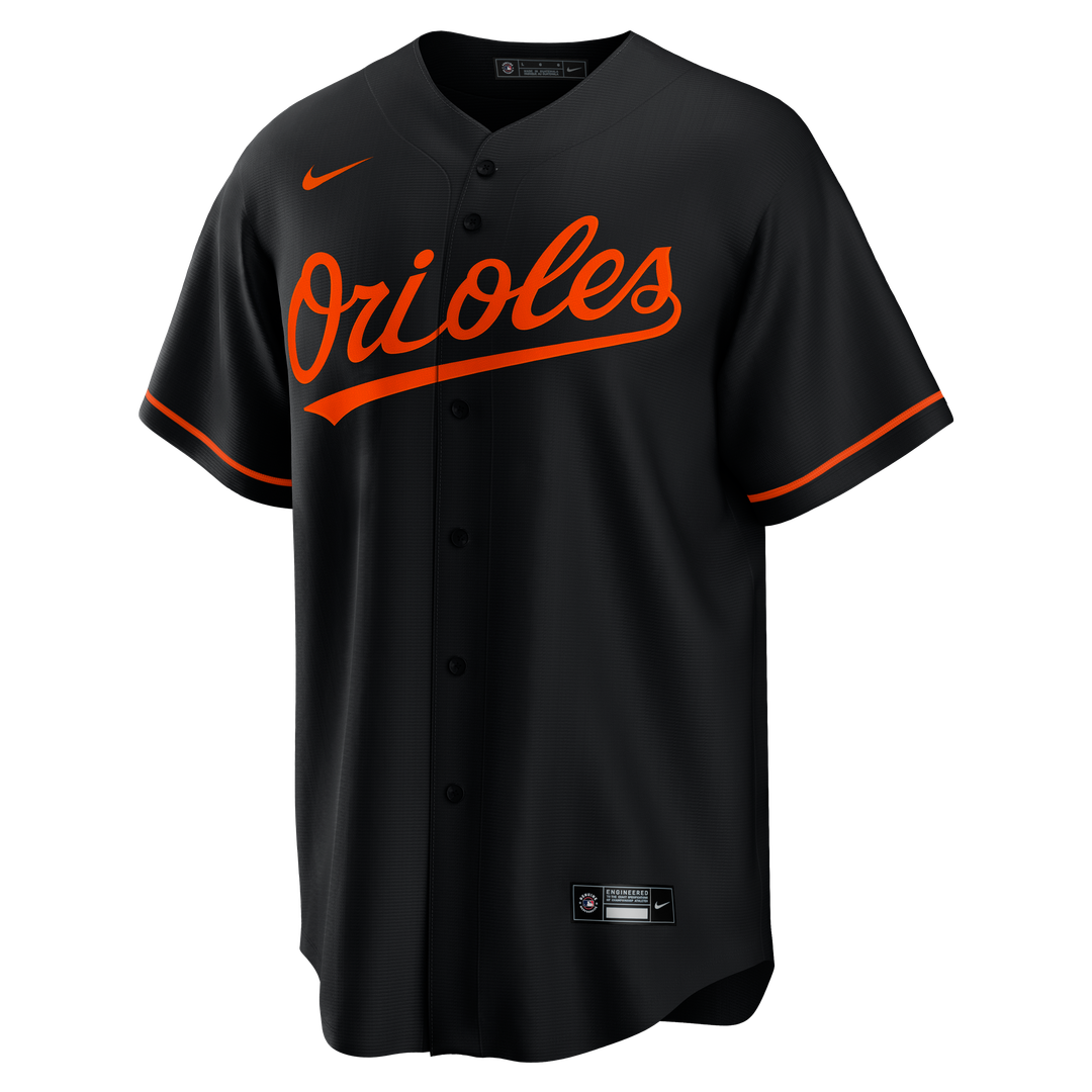 Men's Baltimore Orioles Pete Alonso Black Alternate Replica Jersey
