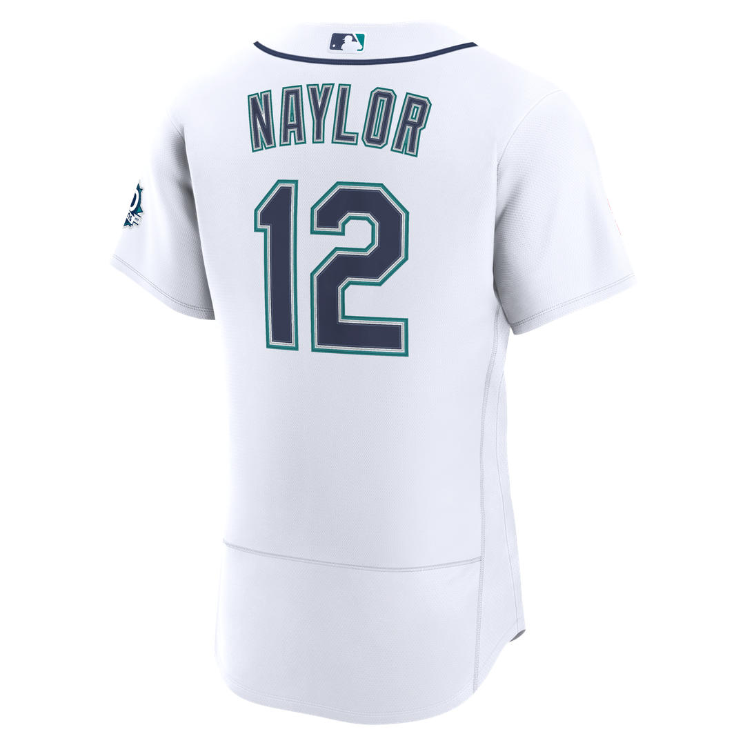 Men's Seattle Mariners Josh Naylor White Home 50th Season Jersey