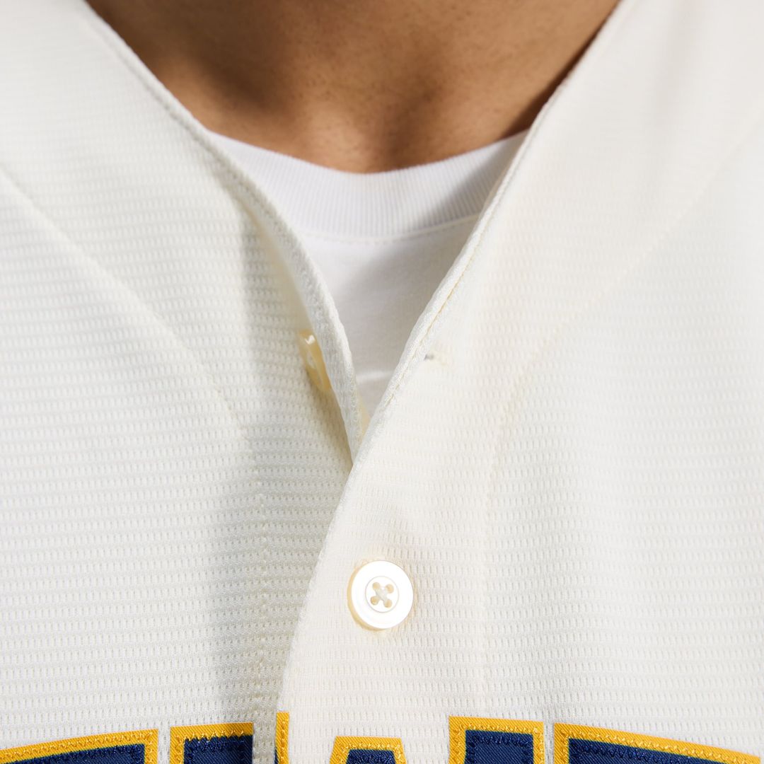Men's Milwaukee Brewers Cream Home Replica Team Jersey