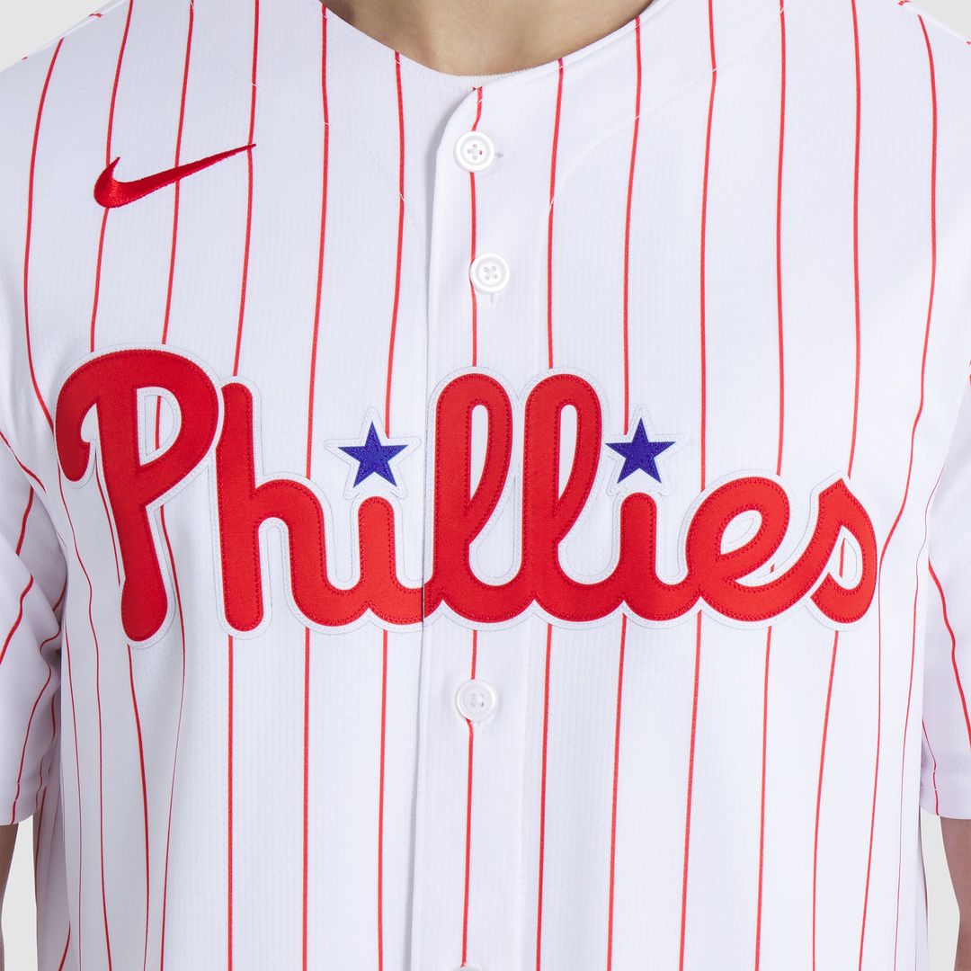 Men's Philadelphia Phillies Bryce Harper White Home Player Jersey