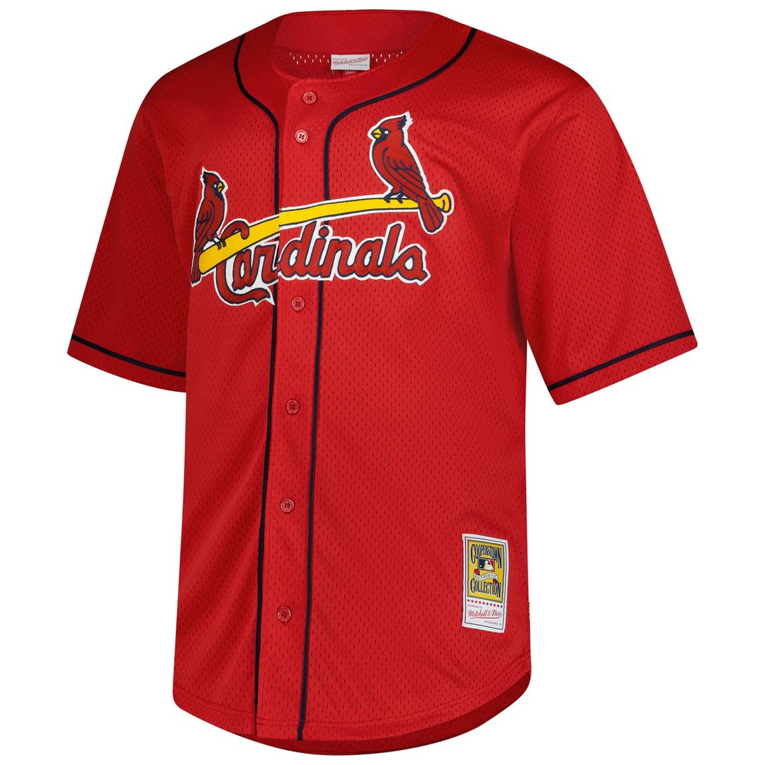 Men's St. Louis Cardinals Mark McGwire Red Big & Tall Mesh Batting Practice Jersey