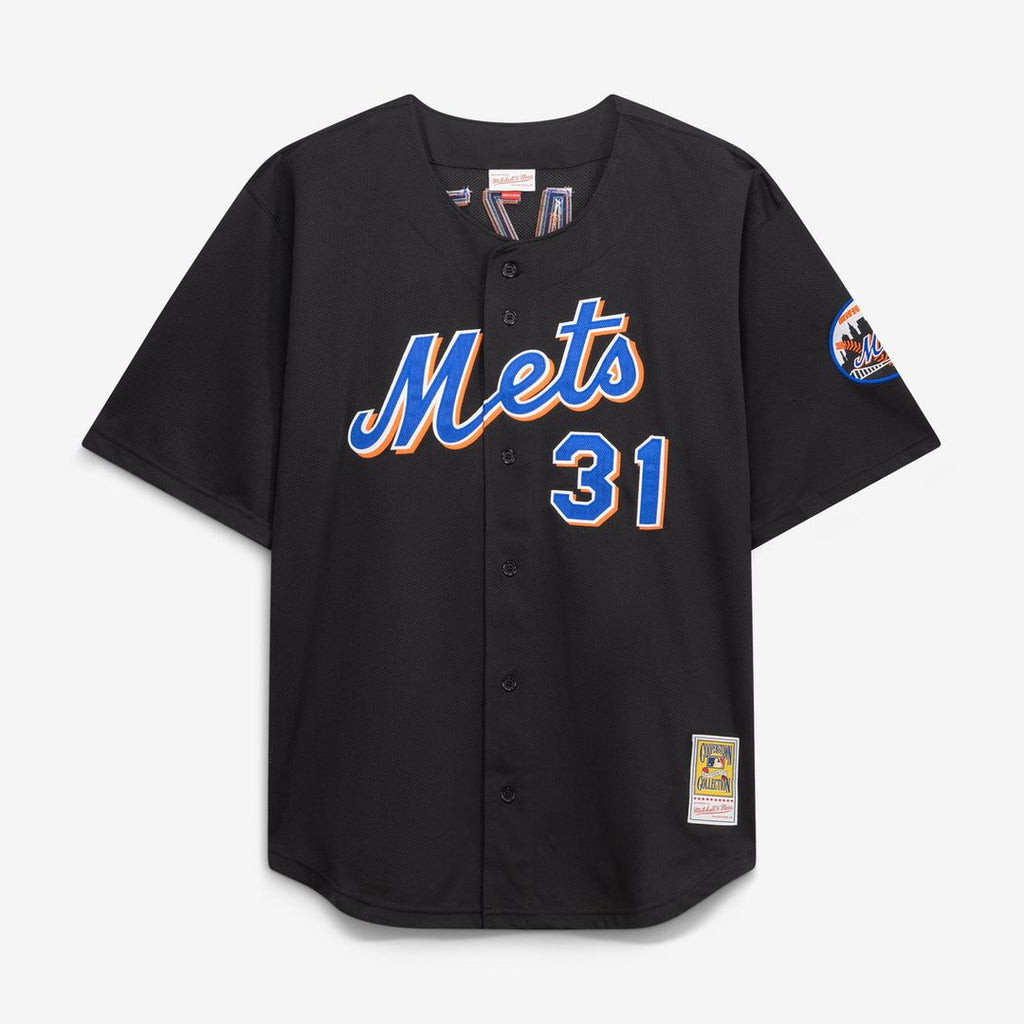Men's New York Mets Mike Piazza Black Big & Tall Mesh Batting Practice Jersey