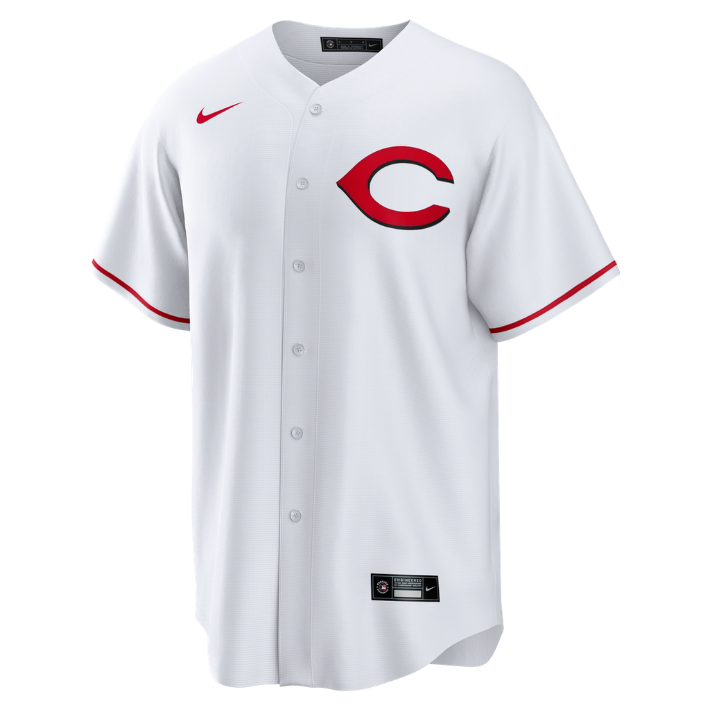 Men's Cincinnati Reds Elly De La Cruz White Alternate 2 Replica Jersey