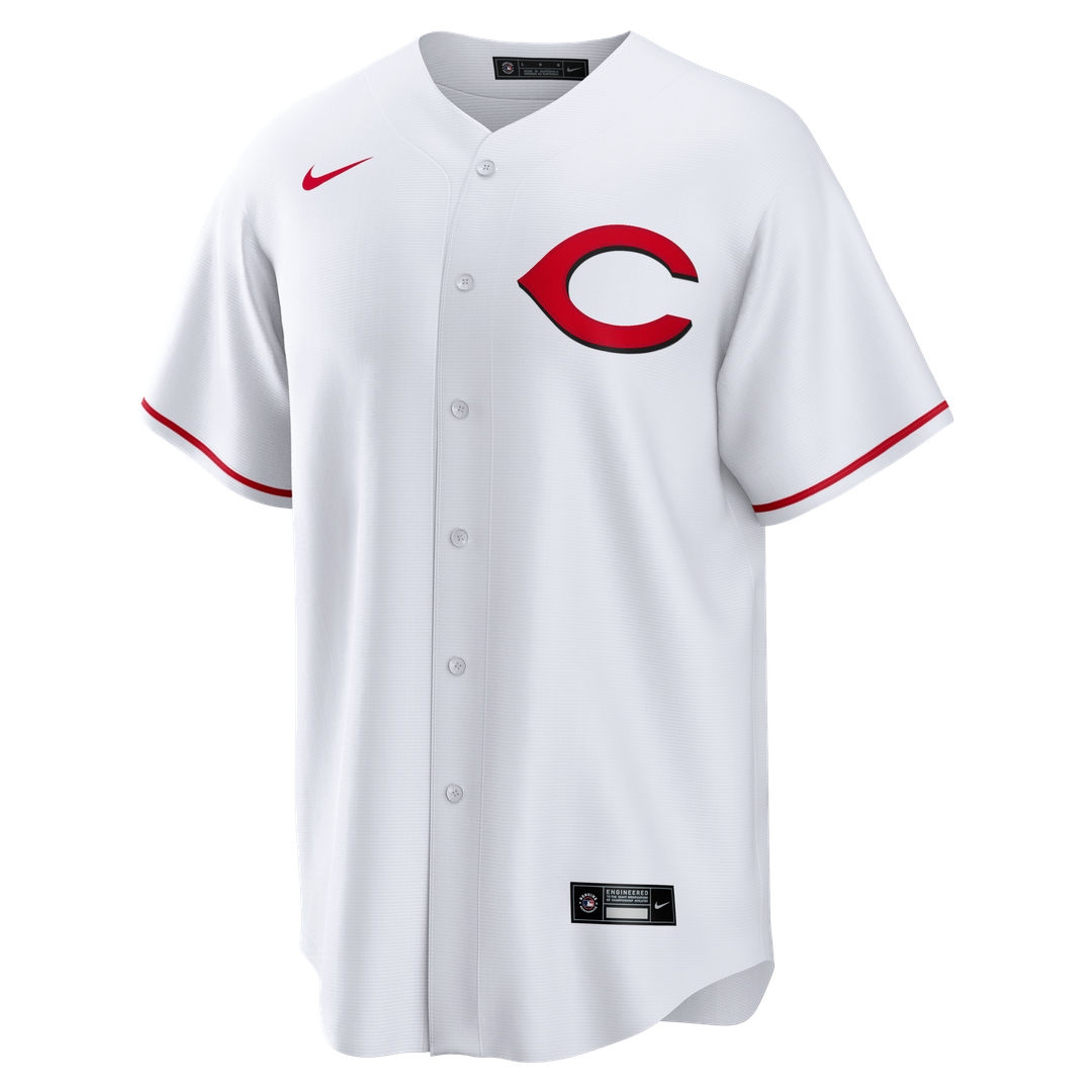 Men's Cincinnati Reds Elly De La Cruz White Alternate 2 Replica Jersey