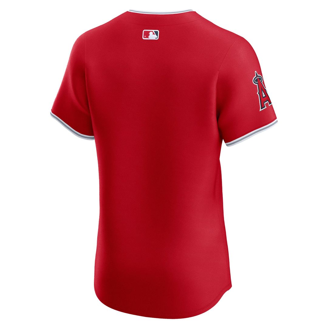 Men's Los Angeles Angels White Home Elite Jersey