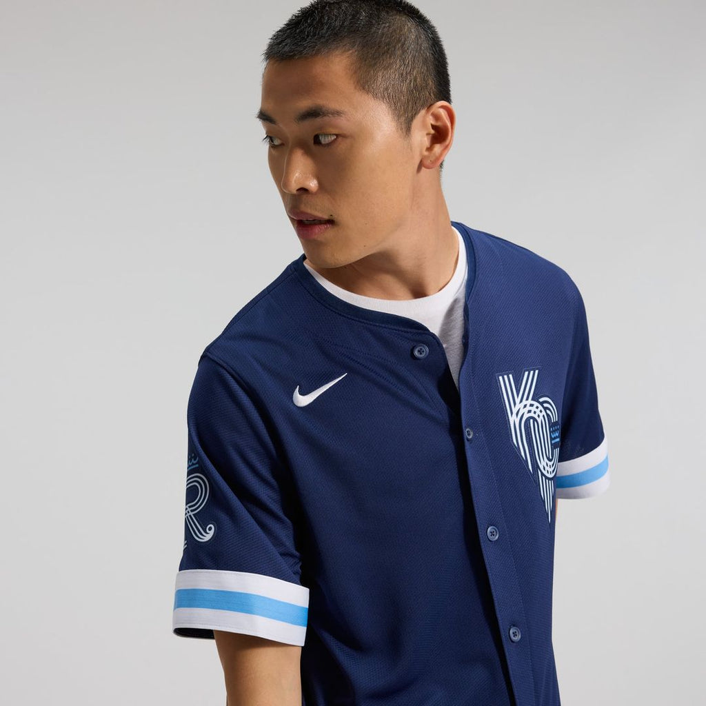 Men's Kansas City Royals Navy City Connect Jersey