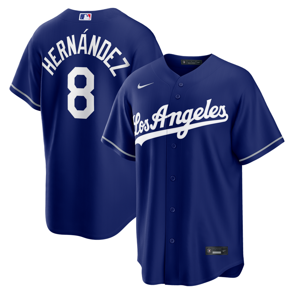 Men's Los Angeles Dodgers Enrique Hernández Royal Alternate Replica Jersey