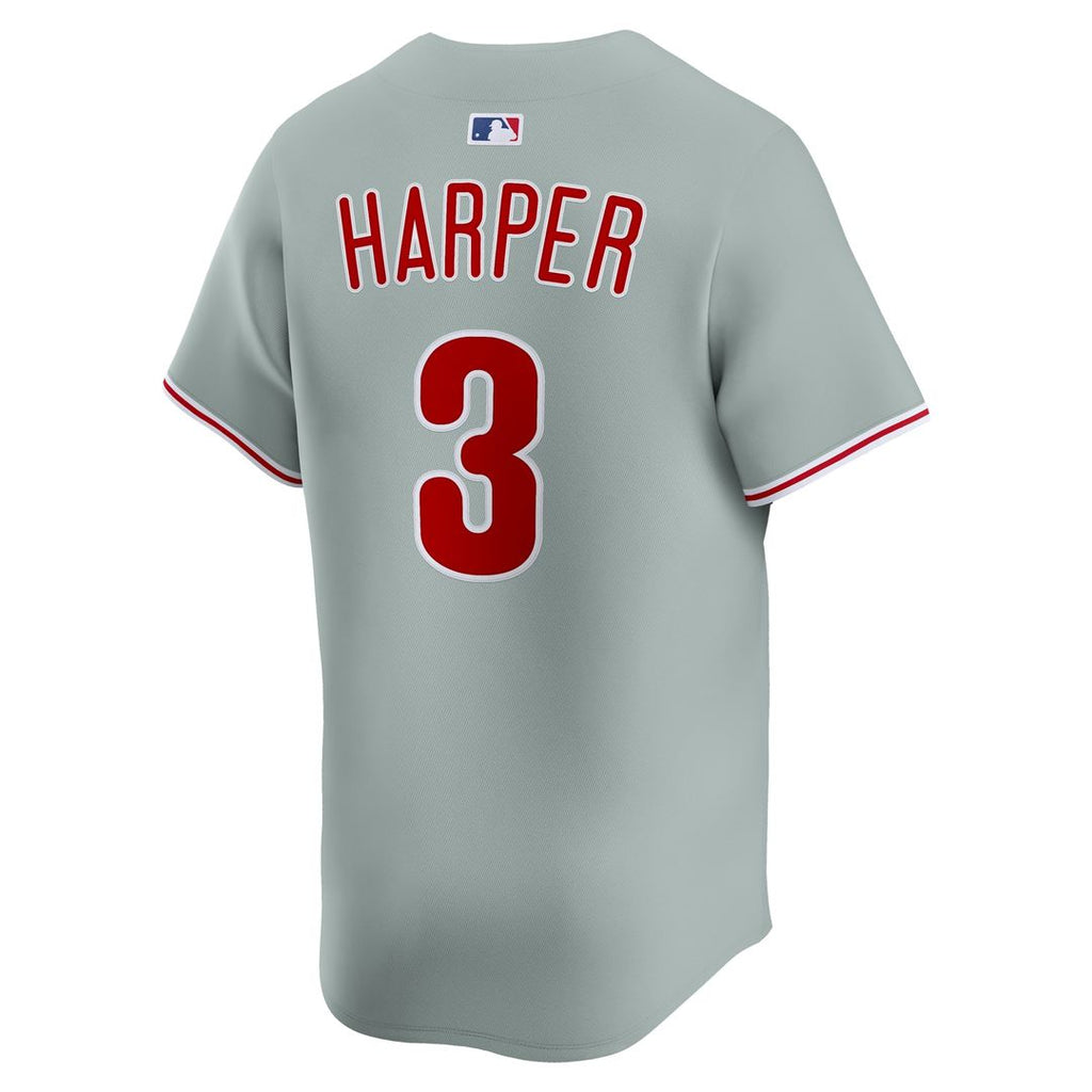 Men's Philadelphia Phillies Bryce Harper White Home Player Jersey