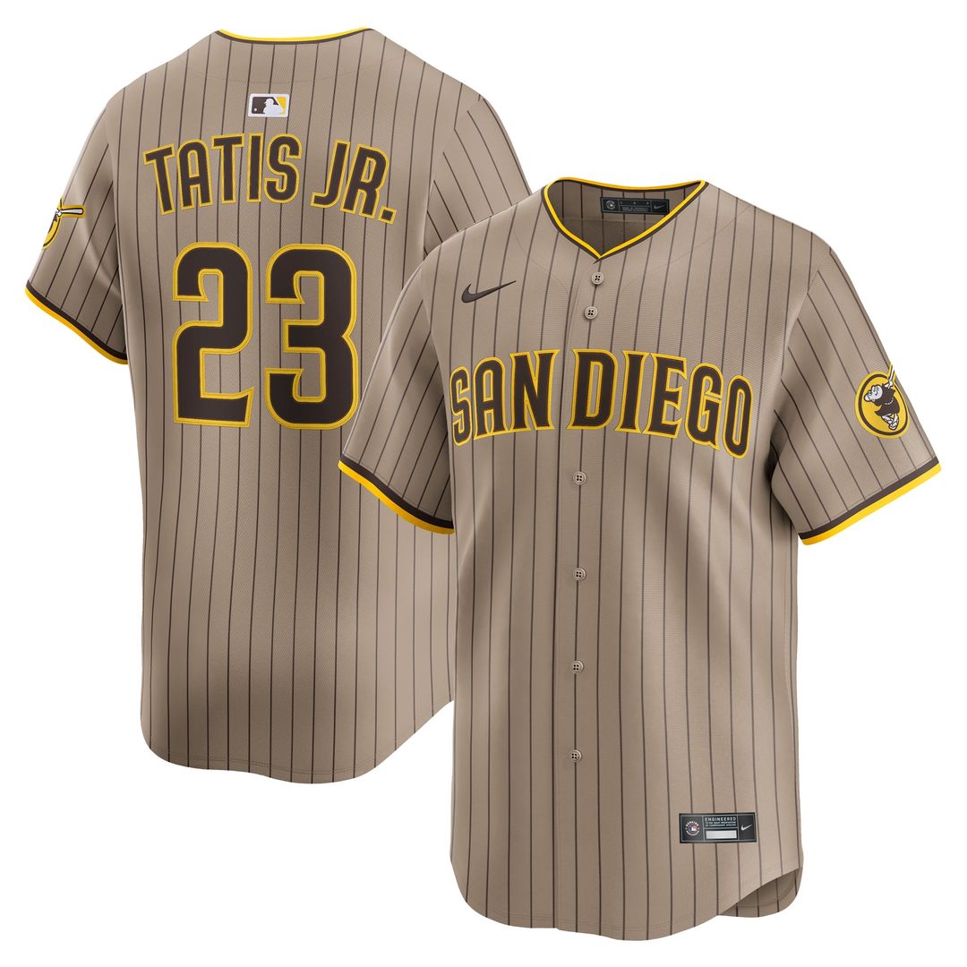 Men's San Diego Padres Fernando Tatis Jr. Brown Road Player Jersey