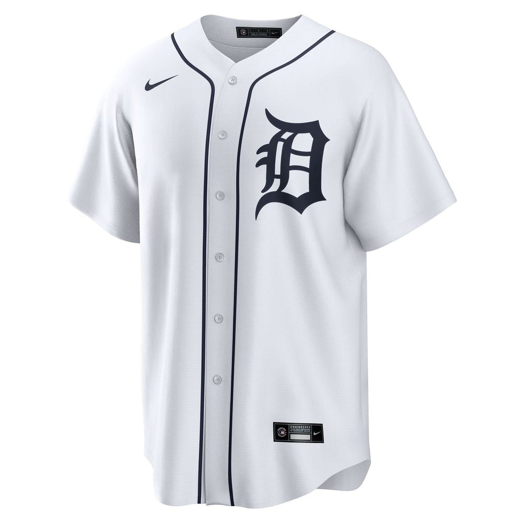 Men's Detroit Tigers Dillon Dingler White Home Replica Jersey