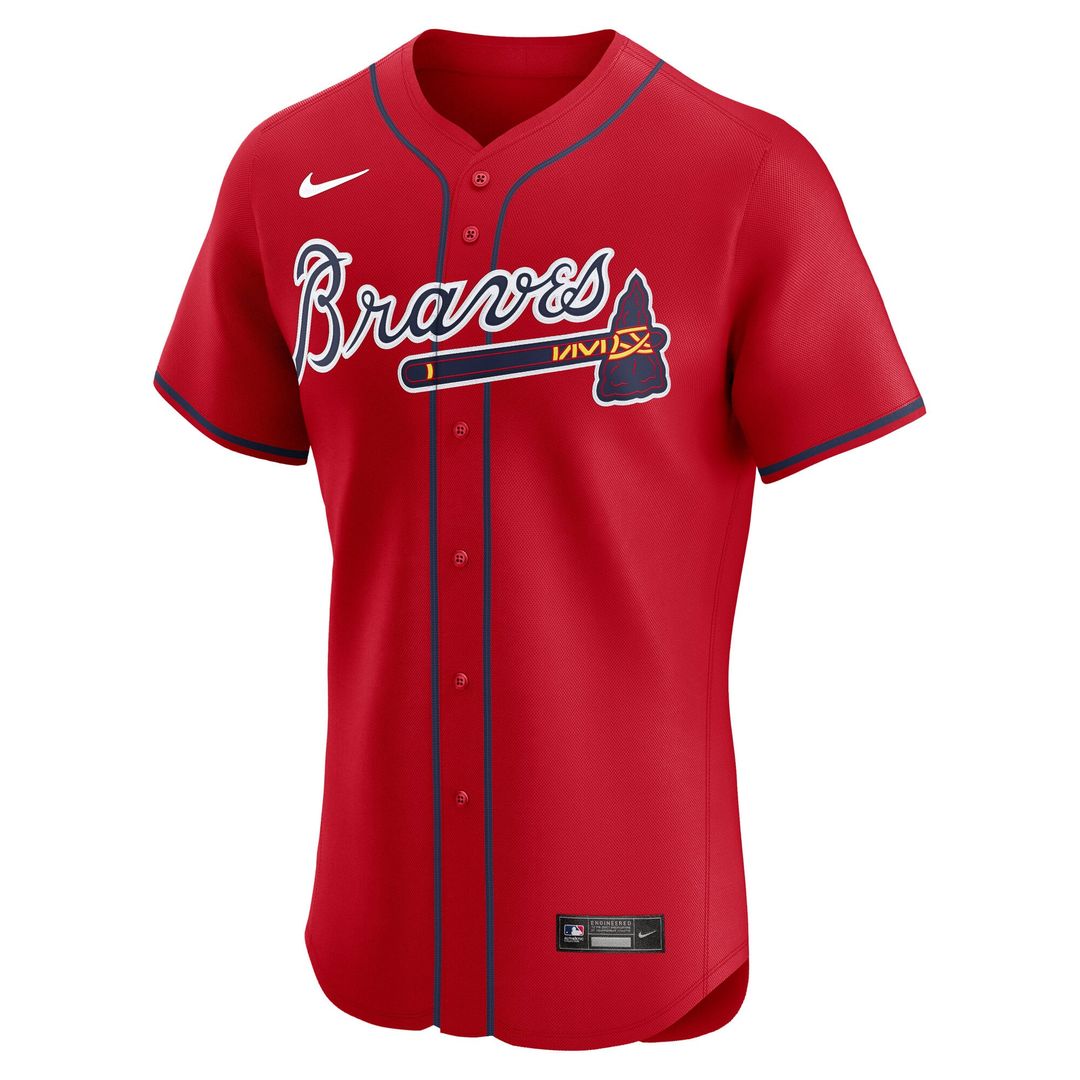 Men's Atlanta Braves Red Alternate Elite Jersey
