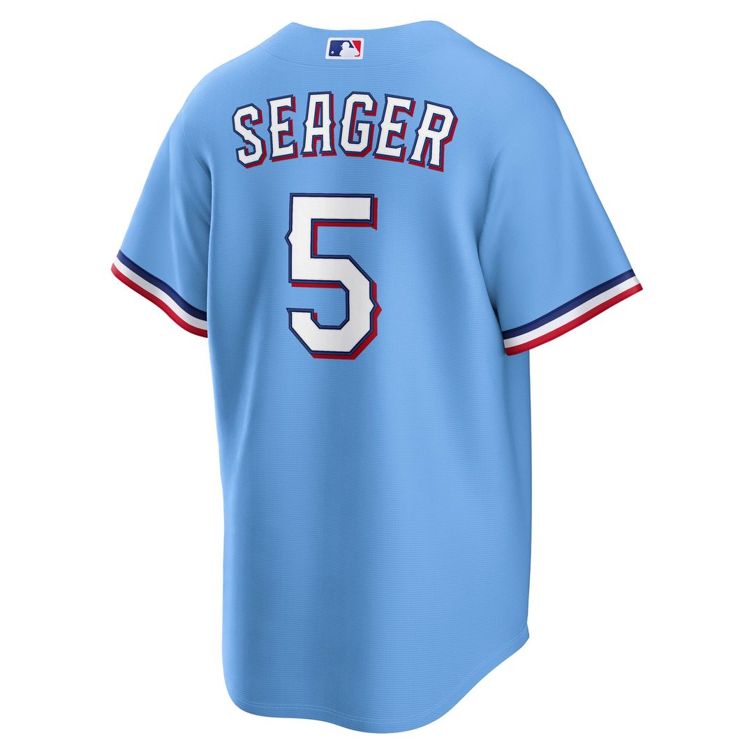 Men's Texas Rangers Corey Seager Gray Road Replica Jersey