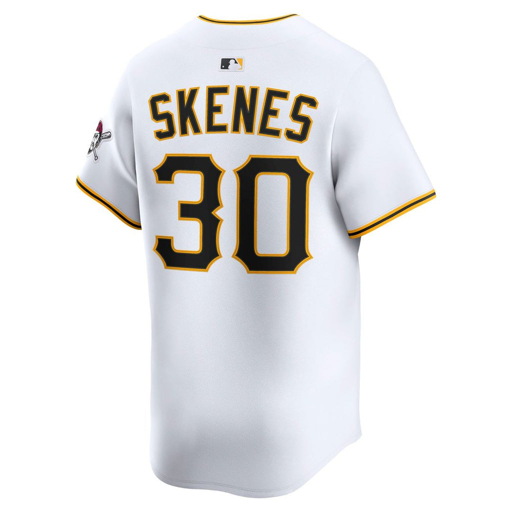Men's Pittsburgh Pirates Paul Skenes White Home Player Jersey