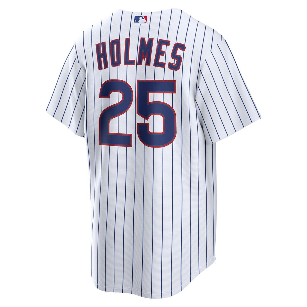 Men's Chicago Cubs Clay Holmes White Home Replica Jersey