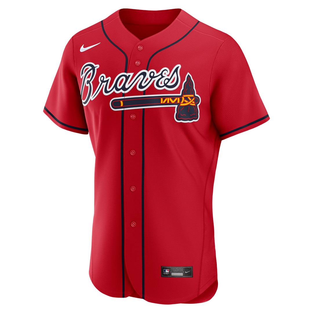 Men's Atlanta Braves Drake Baldwin Red Awards Jersey