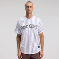 Men's Colorado Rockies White Home Replica Team Jersey