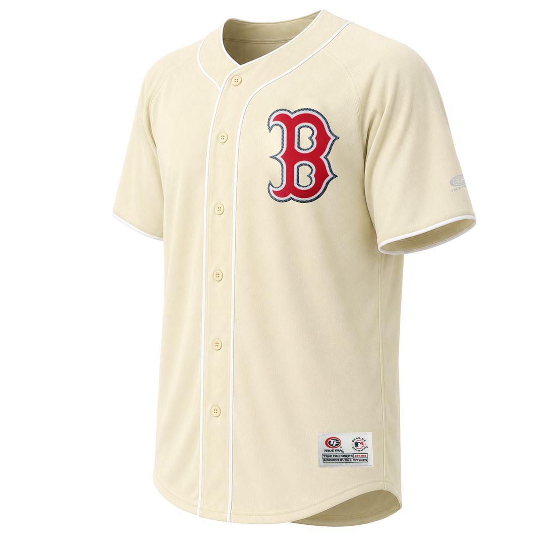 Men's Boston Red Sox Cream Fashion Jersey