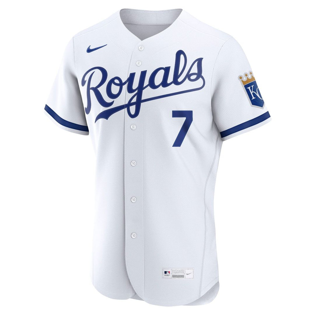 Men's Kansas City Royals Bobby Witt Jr. White Jersey