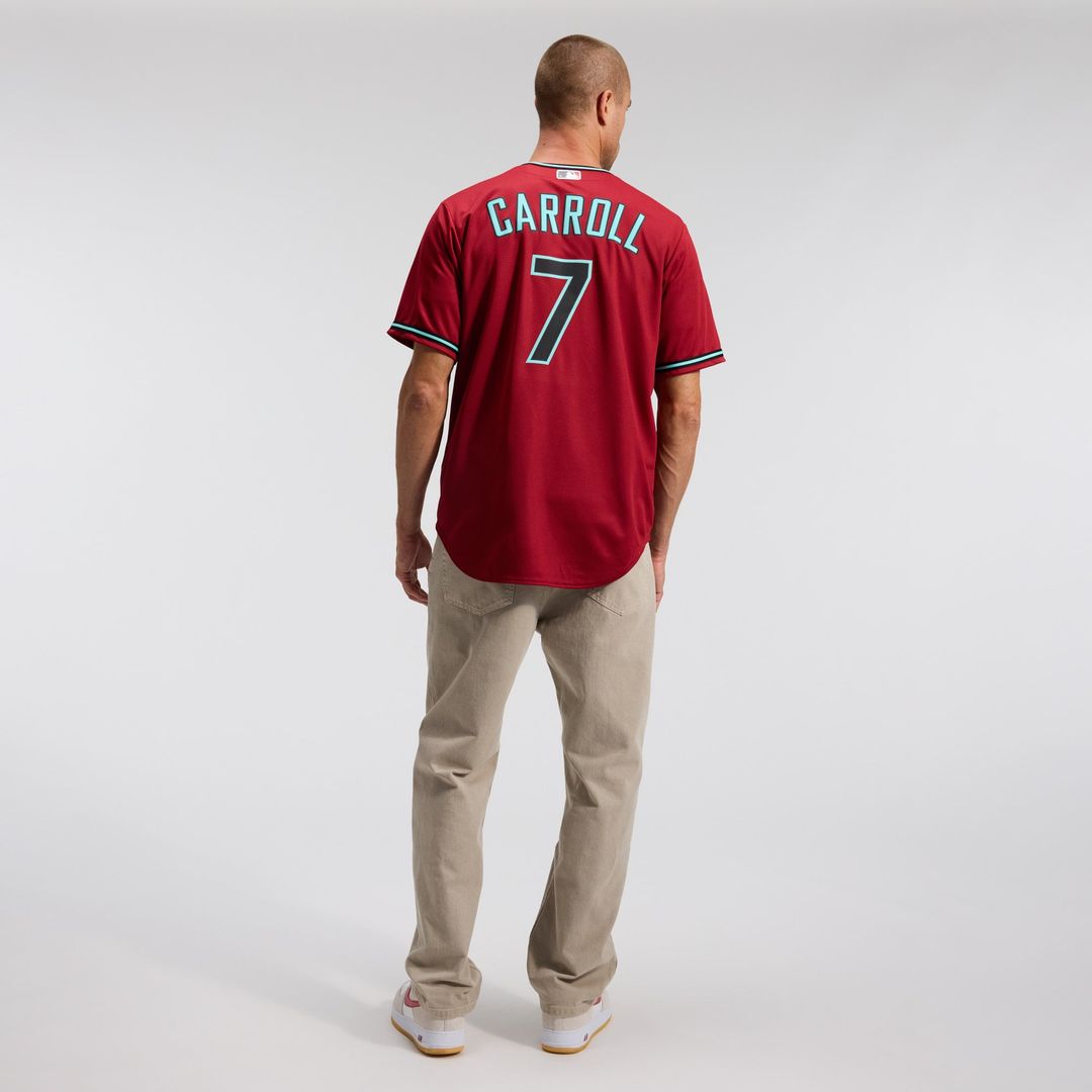 Men's Arizona Diamondbacks Corbin Carroll Gray Road Replica Jersey