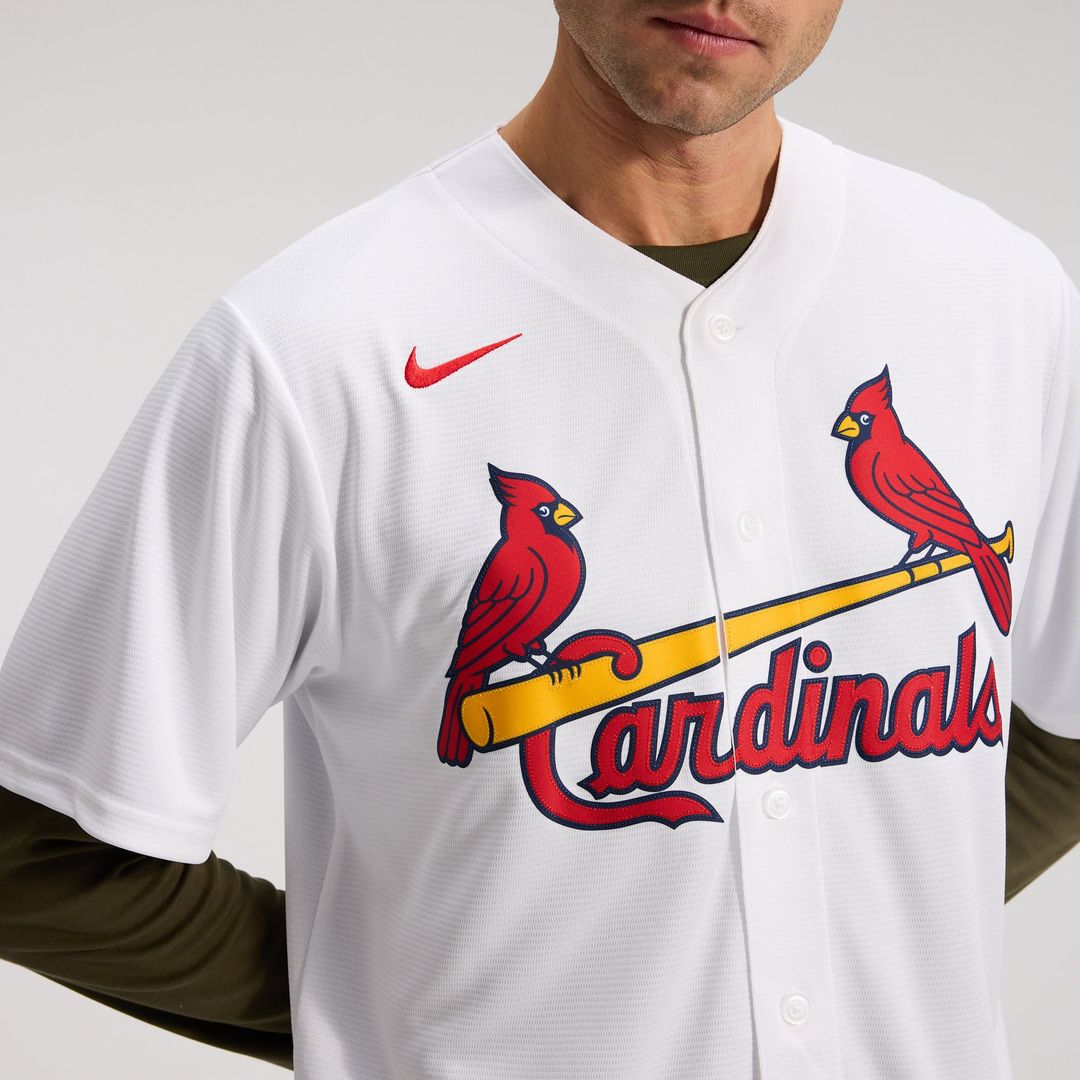 Men's St. Louis Cardinals Masyn Winn White Home Replica Jersey