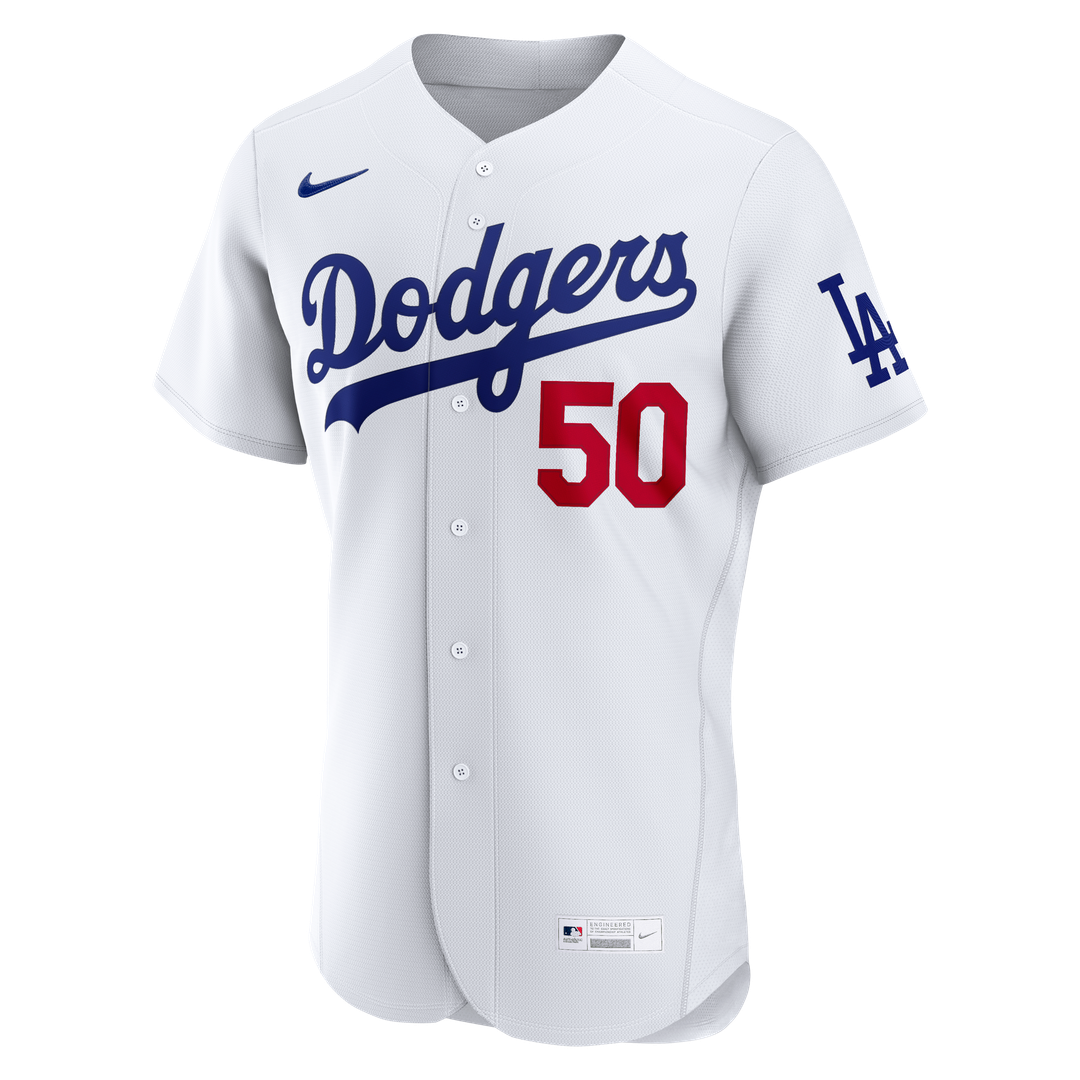 Men's Los Angeles Dodgers Mookie Betts White Home Jersey