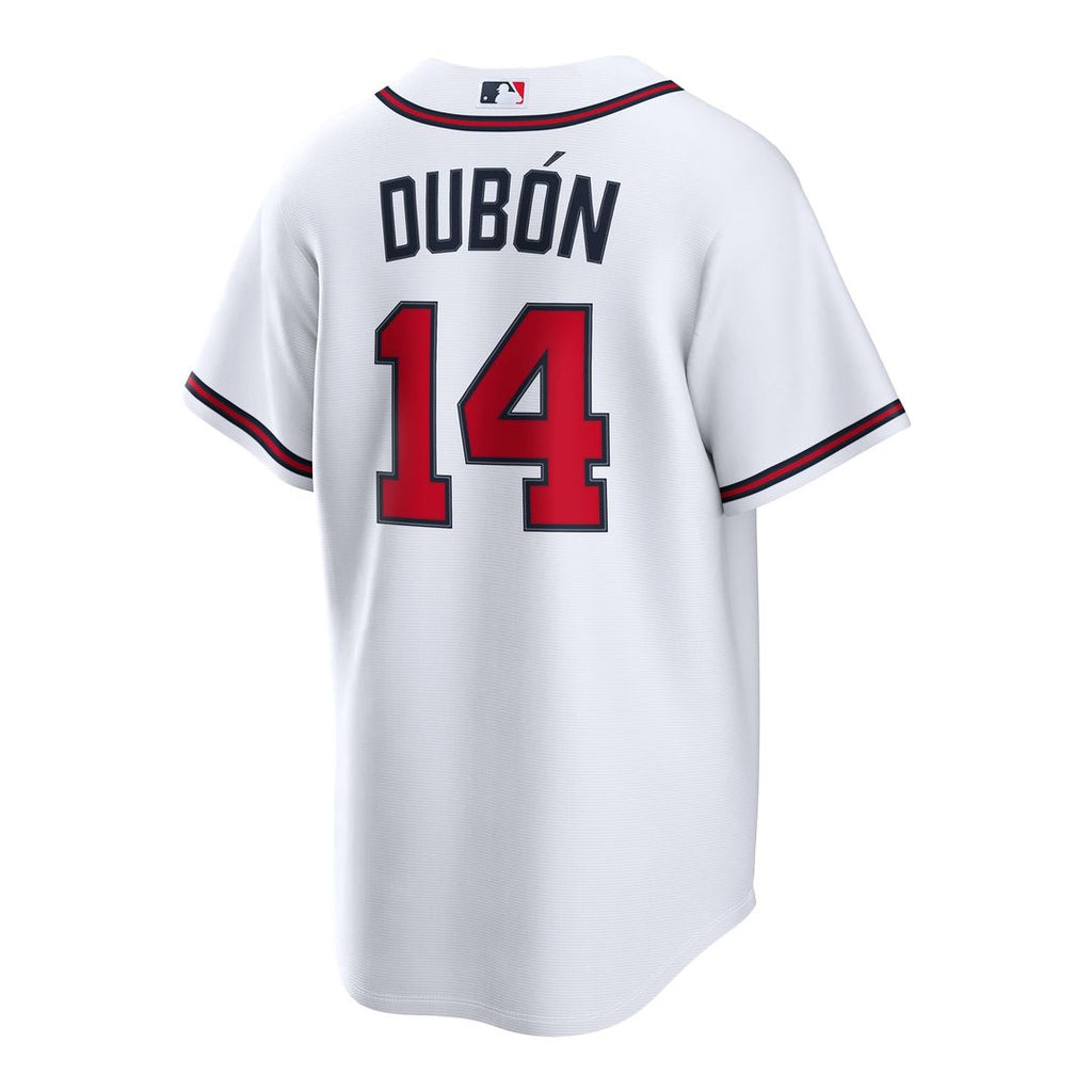 Men's Atlanta Braves Mauricio Dubón White Home Replica Jersey