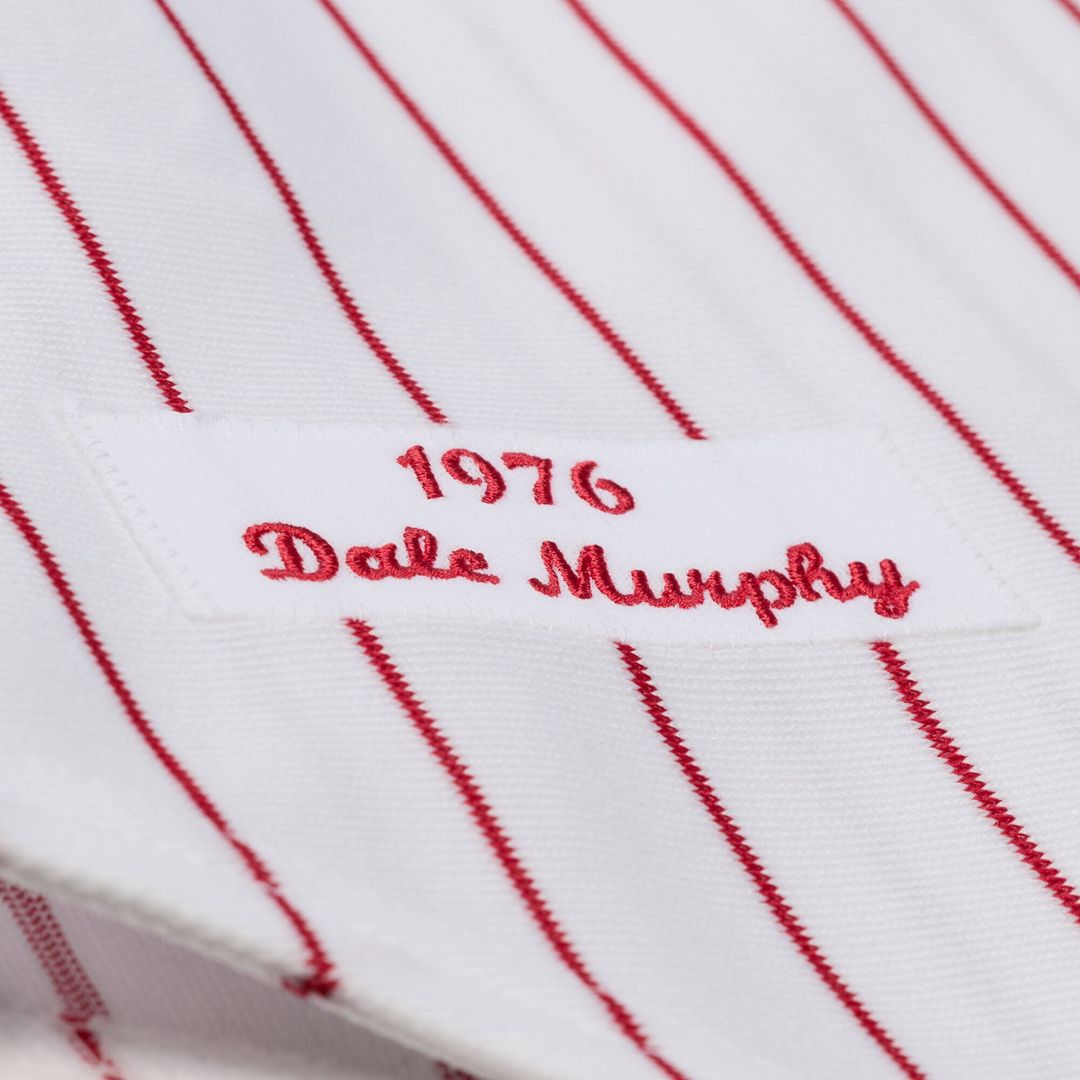 Men's Atlanta Braves Dale Murphy White 1976 Jersey