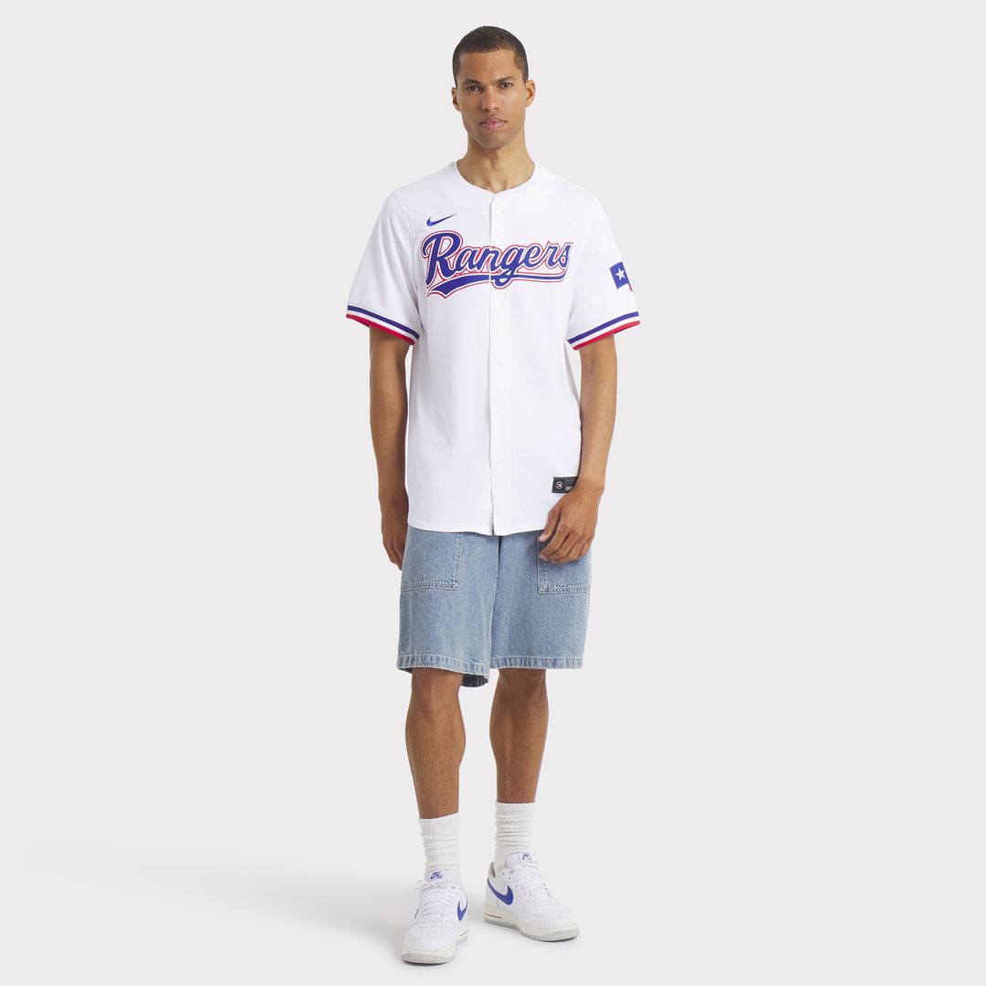 Men's Texas Rangers Corey Seager White Home Player Jersey