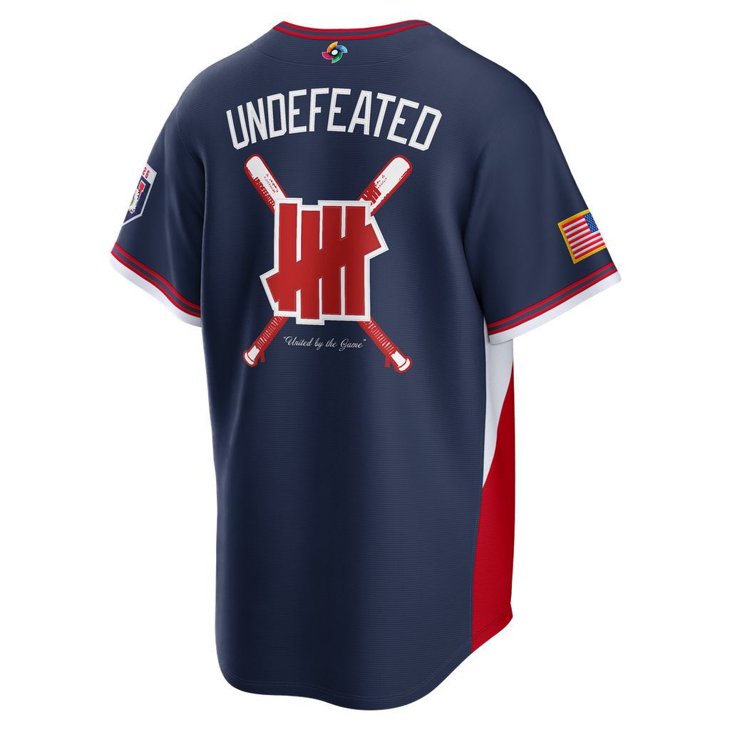 Men's USA Baseball x Undefeated Navy 2026 World Baseball Classic Stadium Jersey