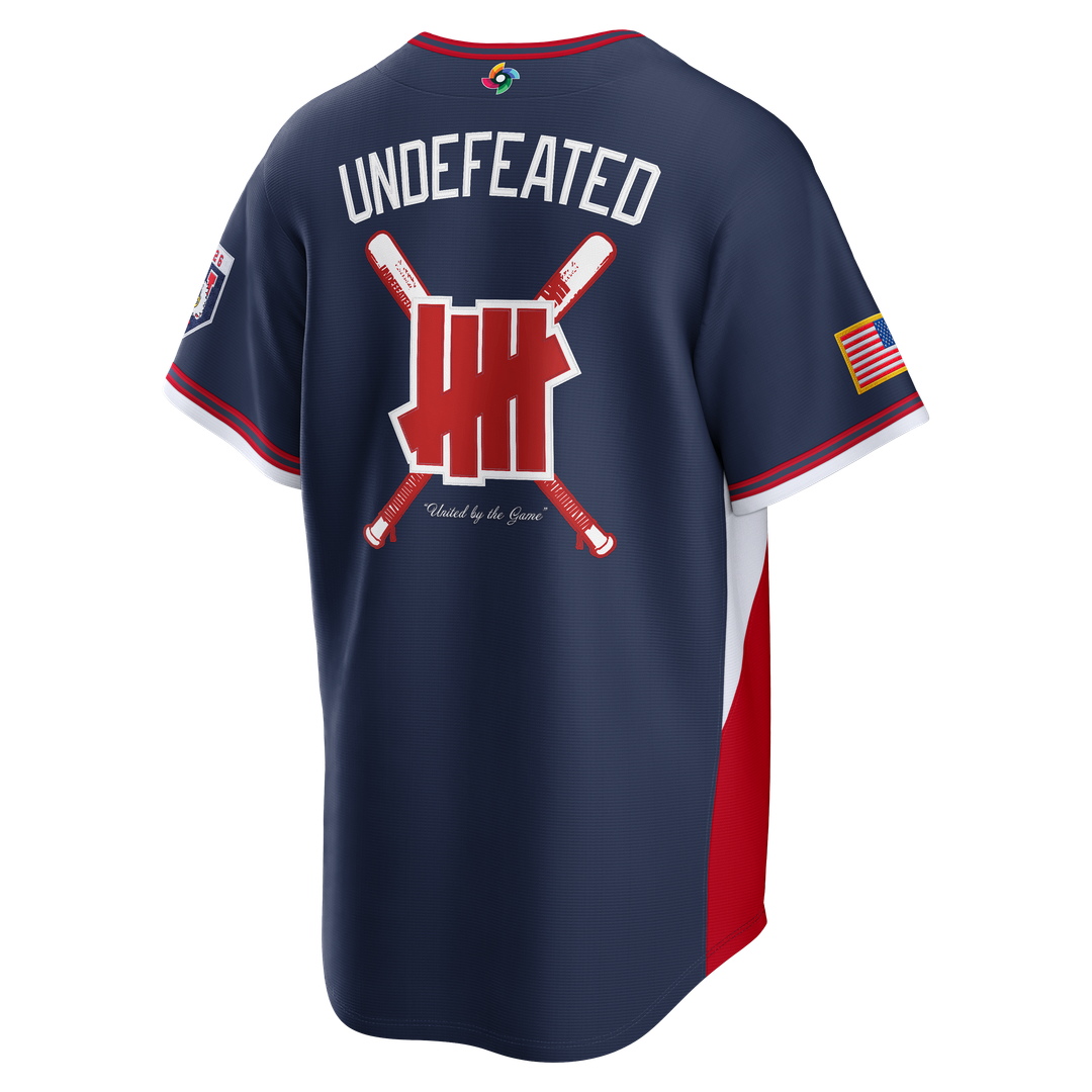 Men's USA Baseball x Undefeated Navy 2026 World Baseball Classic Stadium Jersey