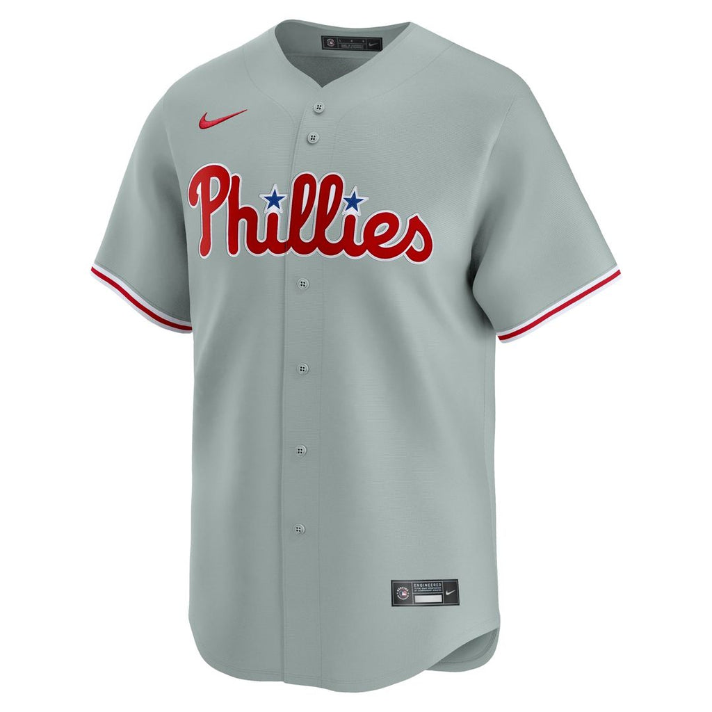 Men's Philadelphia Phillies Bryce Harper Gray Road Player Jersey
