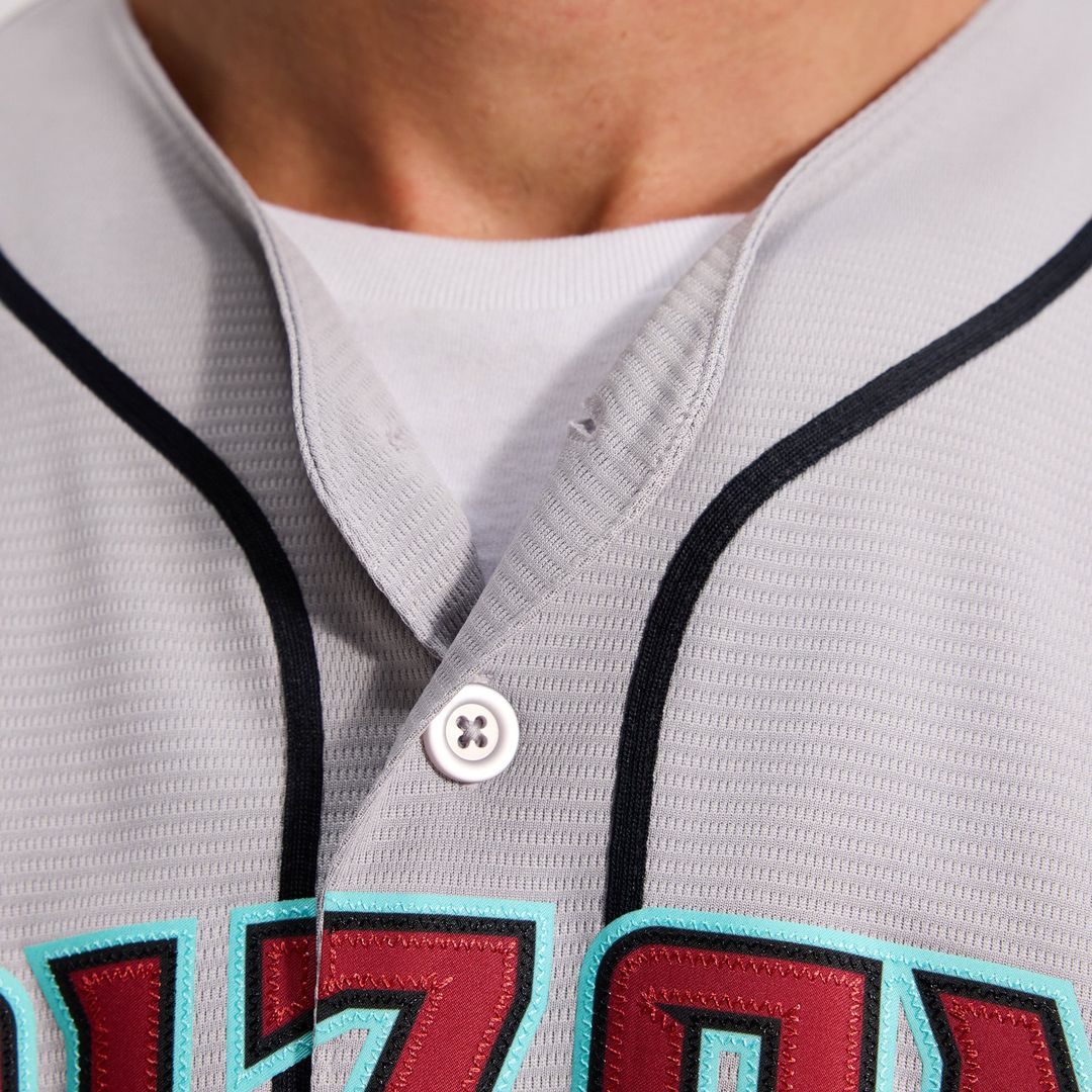 Men's Arizona Diamondbacks Corbin Carroll Gray Road Replica Jersey