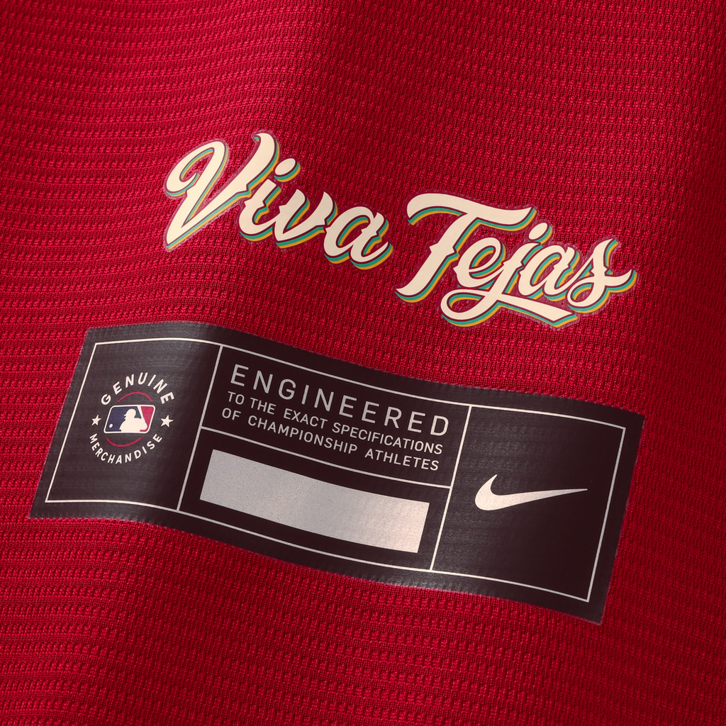 Men's Texas Rangers Joc Pederson Red 2026 City Connect Stadium Jersey
