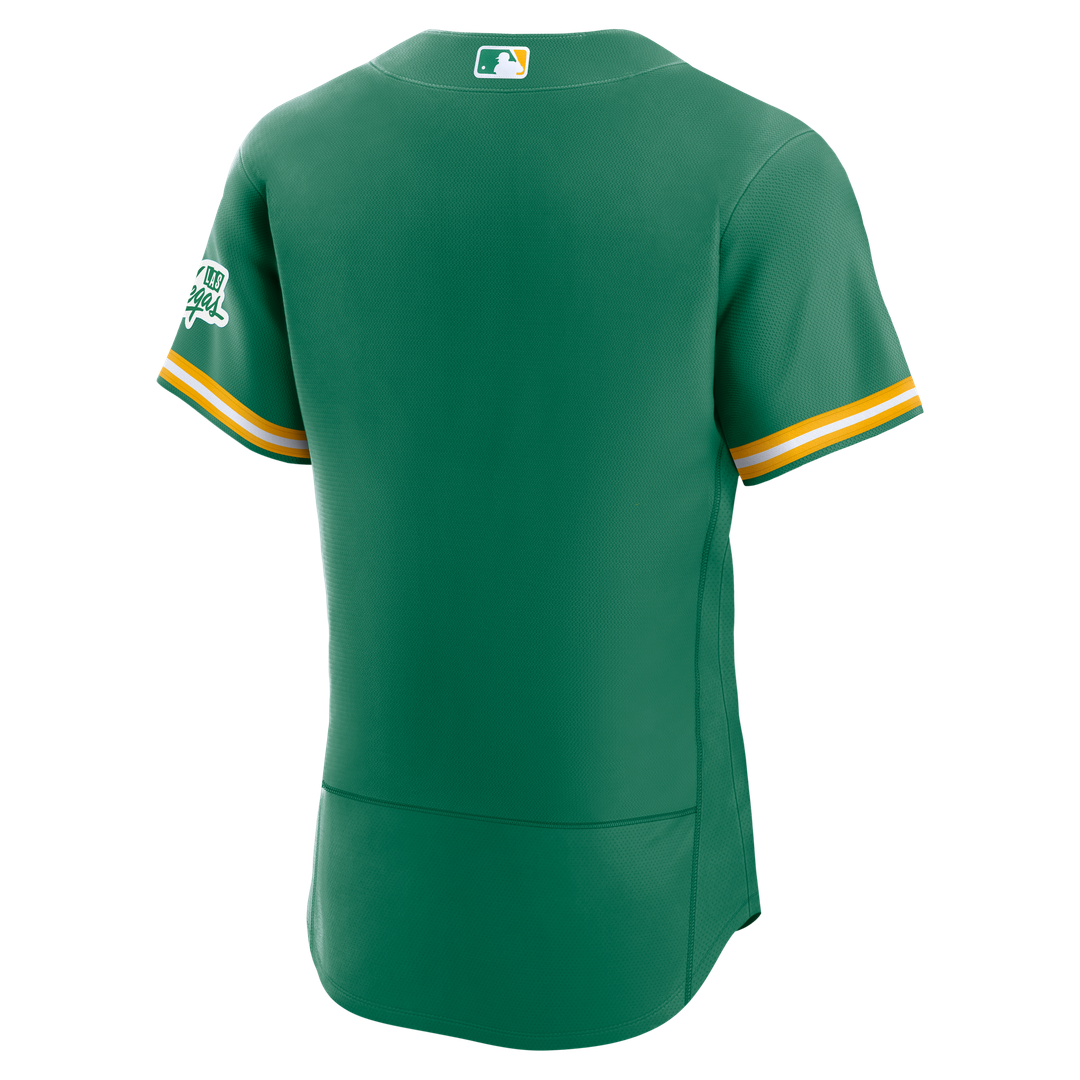 Men's Athletics Green Alternate Sponsor Patch Jersey
