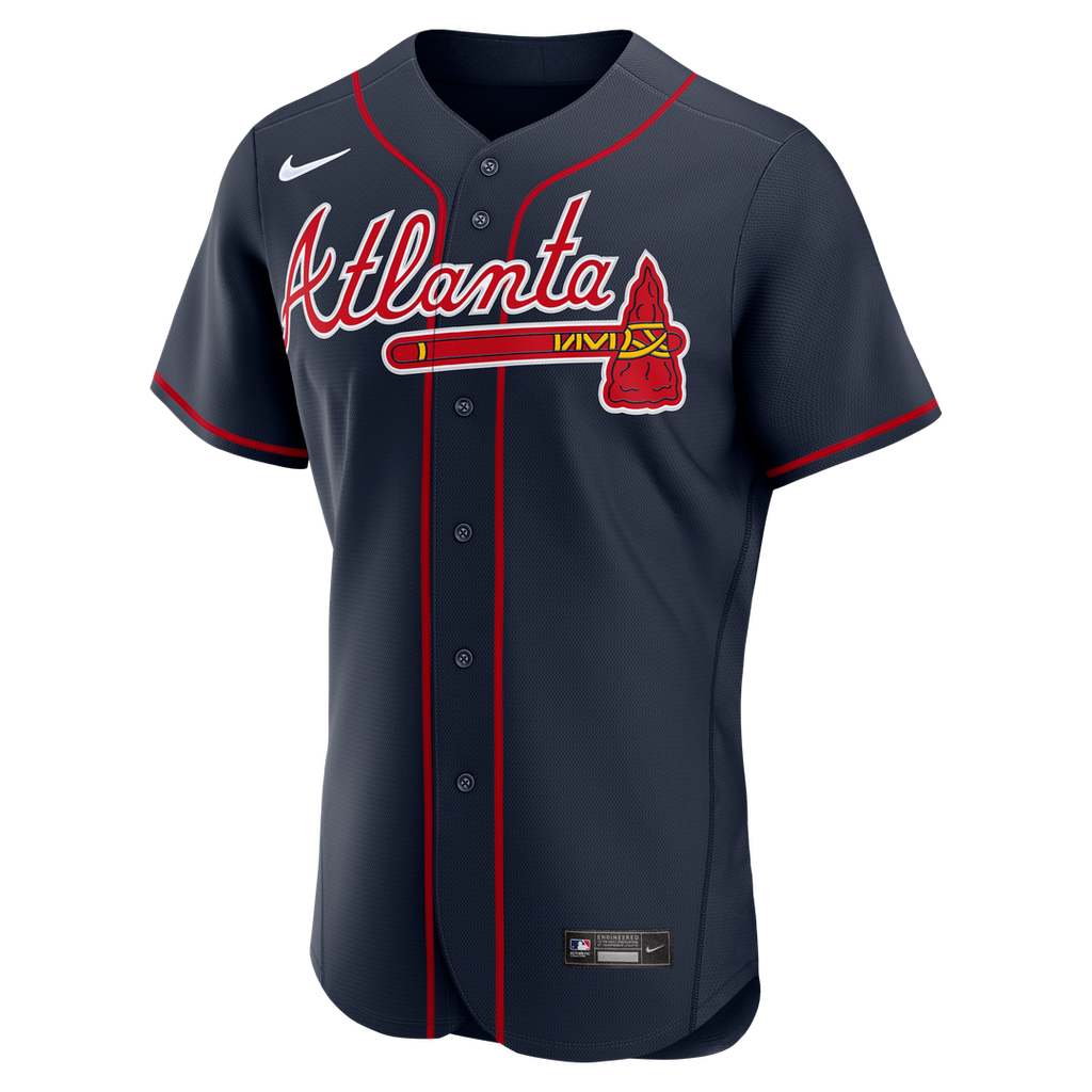 Men's Atlanta Braves Drake Baldwin Navy Alternate Awards Jersey