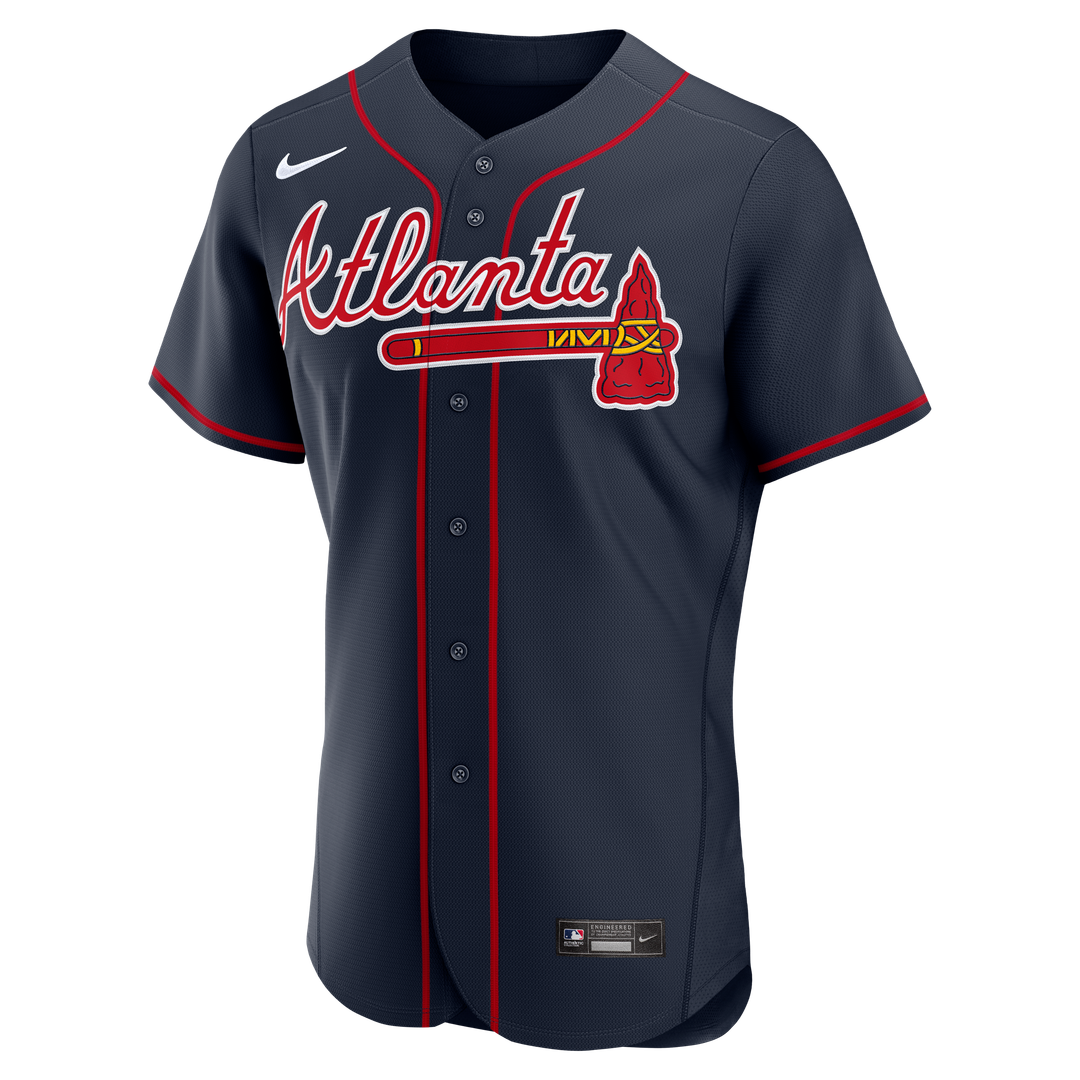 Men's Atlanta Braves Drake Baldwin Navy Alternate Awards Jersey