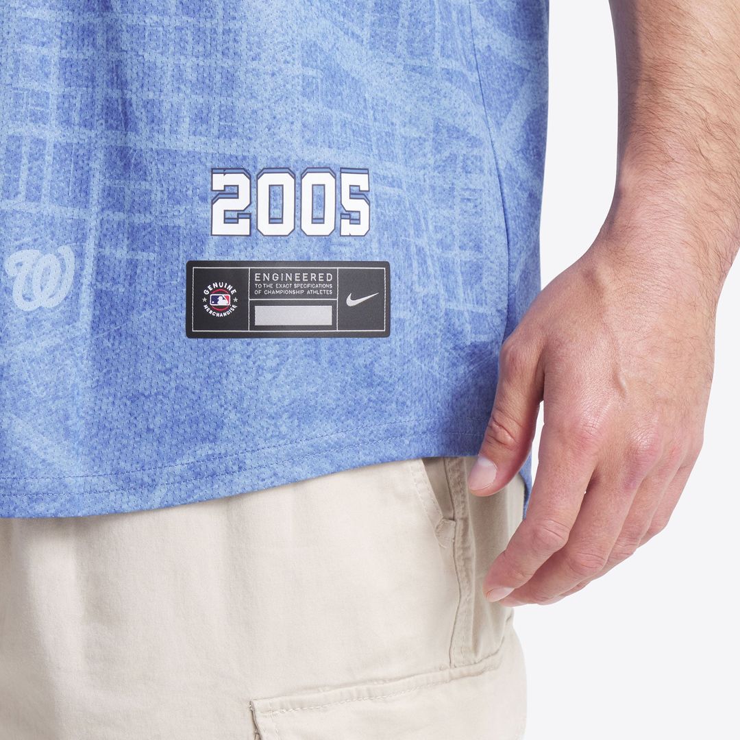 Men's Washington Nationals Blue 2025 City Connect Jersey