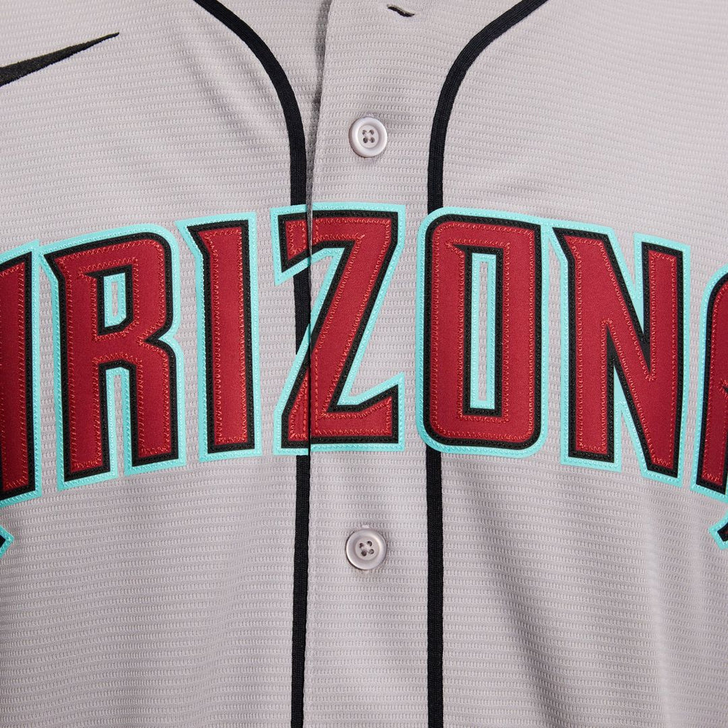 Men's Arizona Diamondbacks Corbin Carroll Gray Road Replica Jersey
