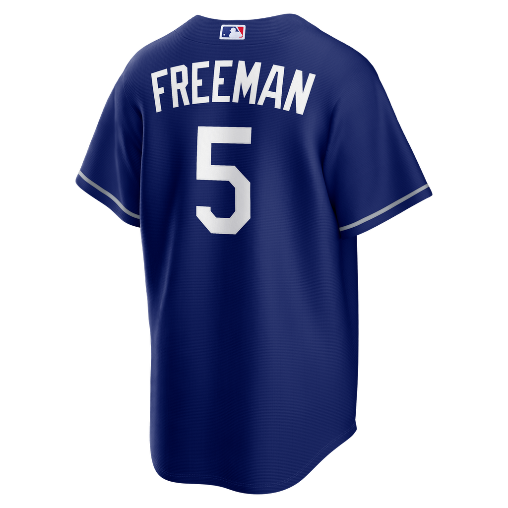 Men's Los Angeles Dodgers Freddie Freeman Royal Alternate Replica Jersey