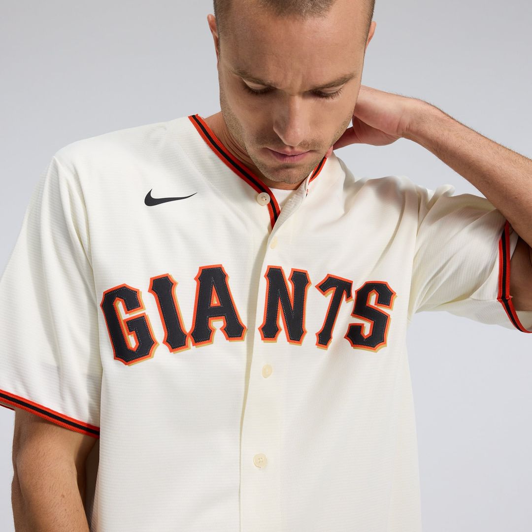 Men's San Francisco Giants Cream Home Replica Team Jersey