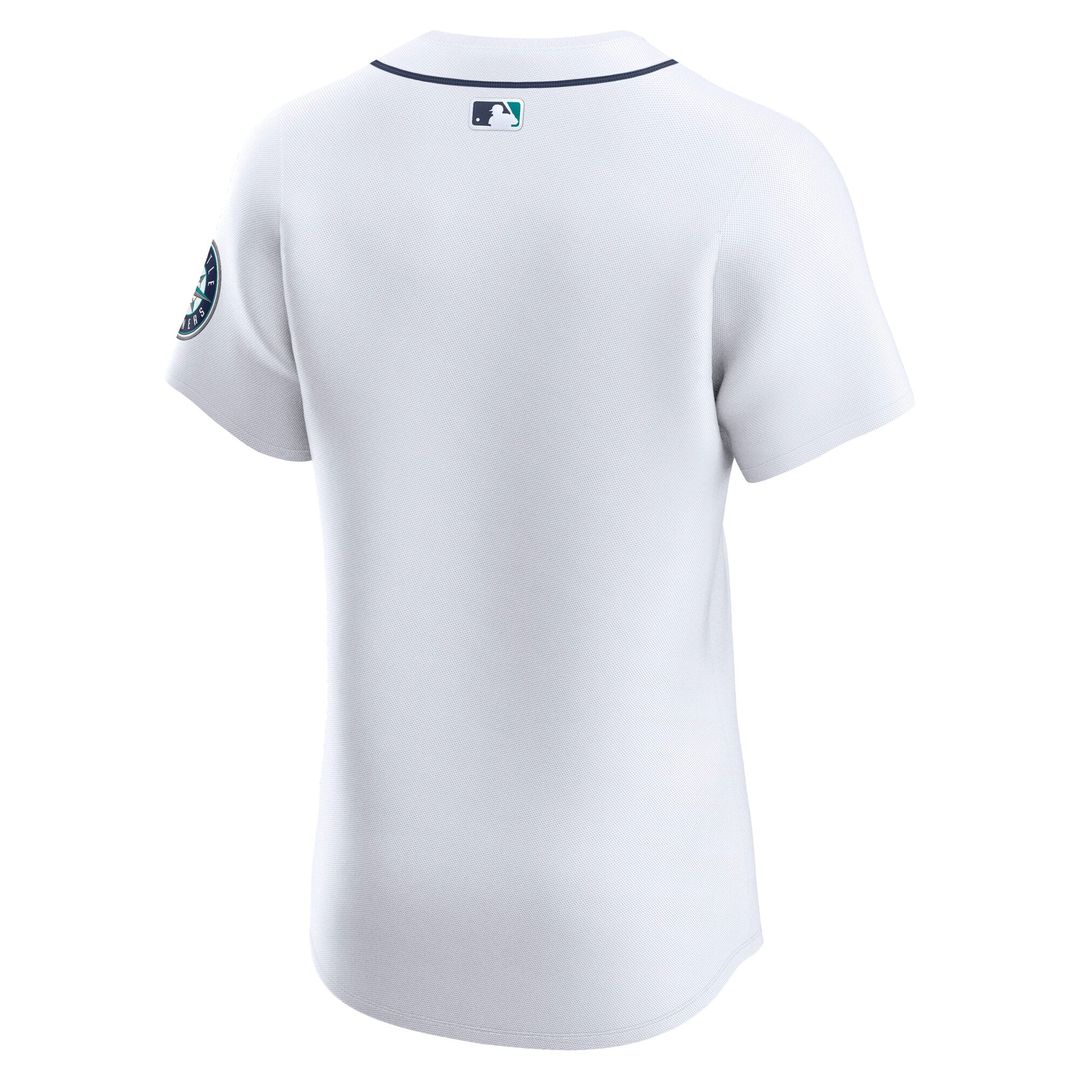 Men's Seattle Mariners White Home Elite Jersey